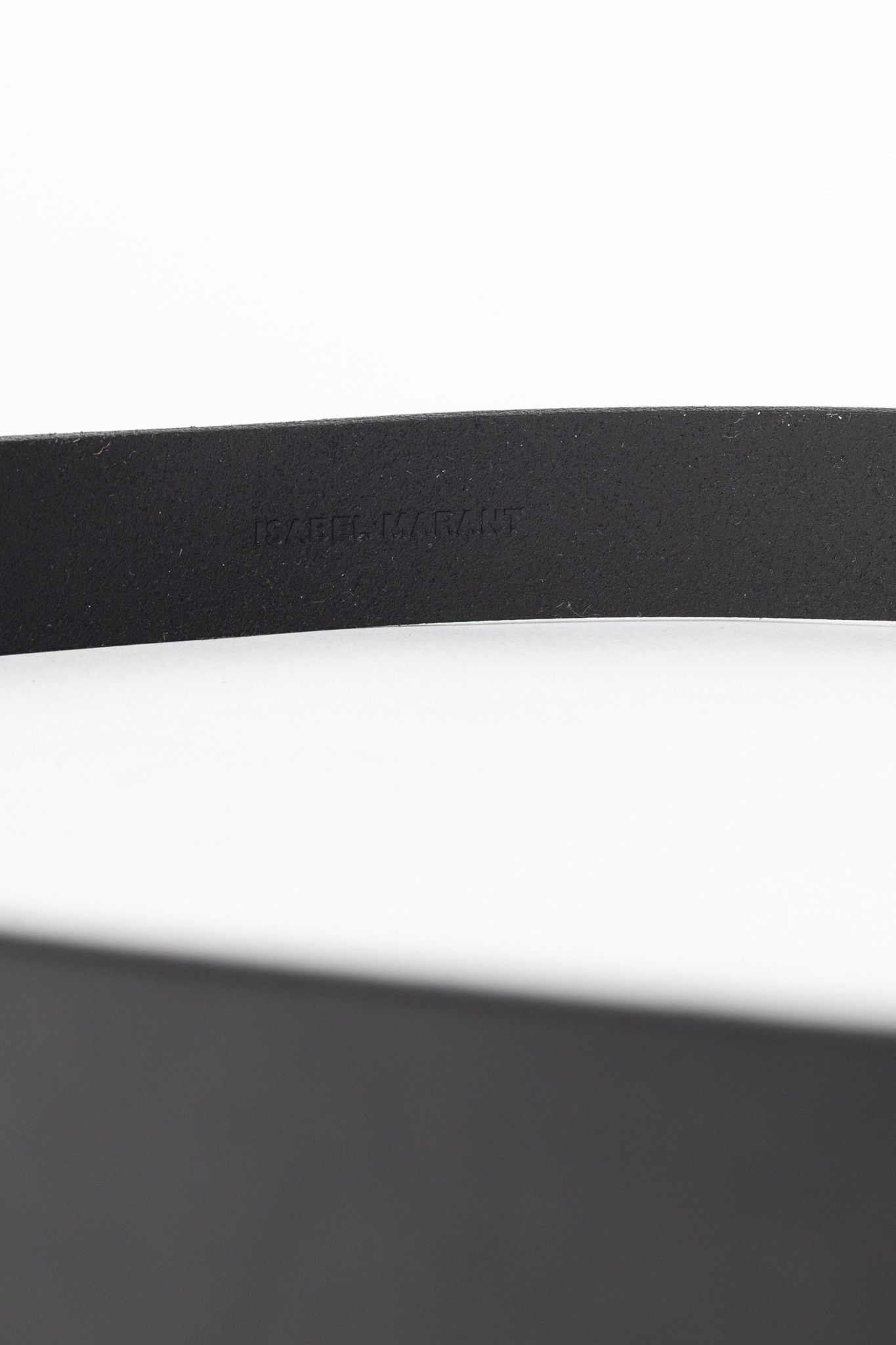 Isabel Marant Isabel Marant Black Cowhide-Leather Belt Size ONE SIZE - 5 Thumbnail