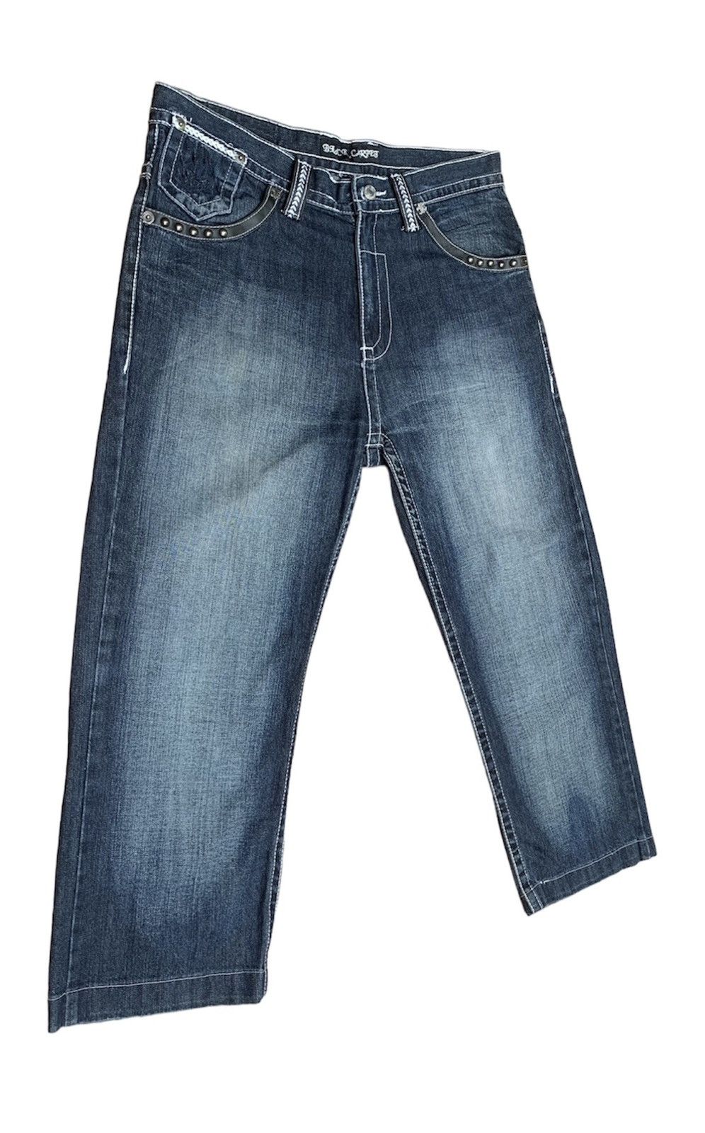 Other Black Carpet Baggy Denim Pants Size US 34 / EU 50 - 3 Thumbnail