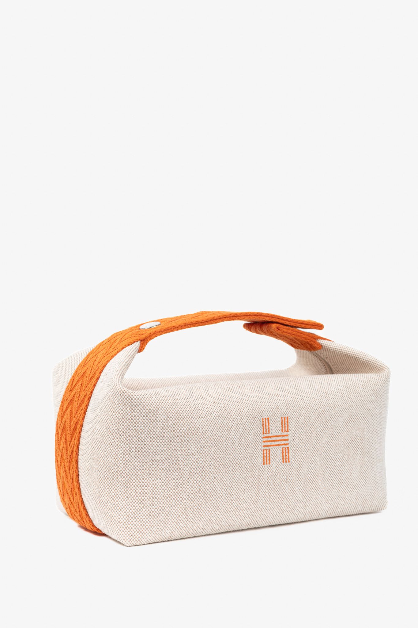 Hermes Hermes Bride-a-Brac Small Model Canvas & Chevron Strap Case Size ONE SIZE - 2 Thumbnail