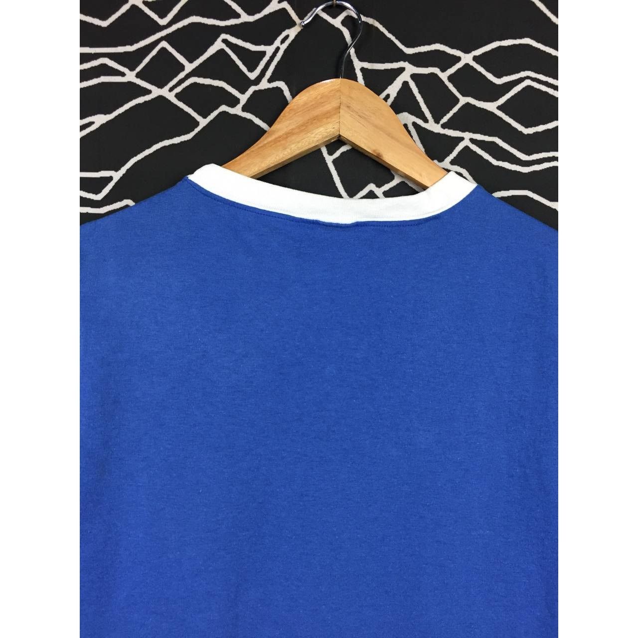 Augusta Sportswear × Vintage Vtg 50/50 Augusta Sportswear Young Life Sleeve Stripe Tee Size US S / EU 44-46 / 1 - 9 Thumbnail