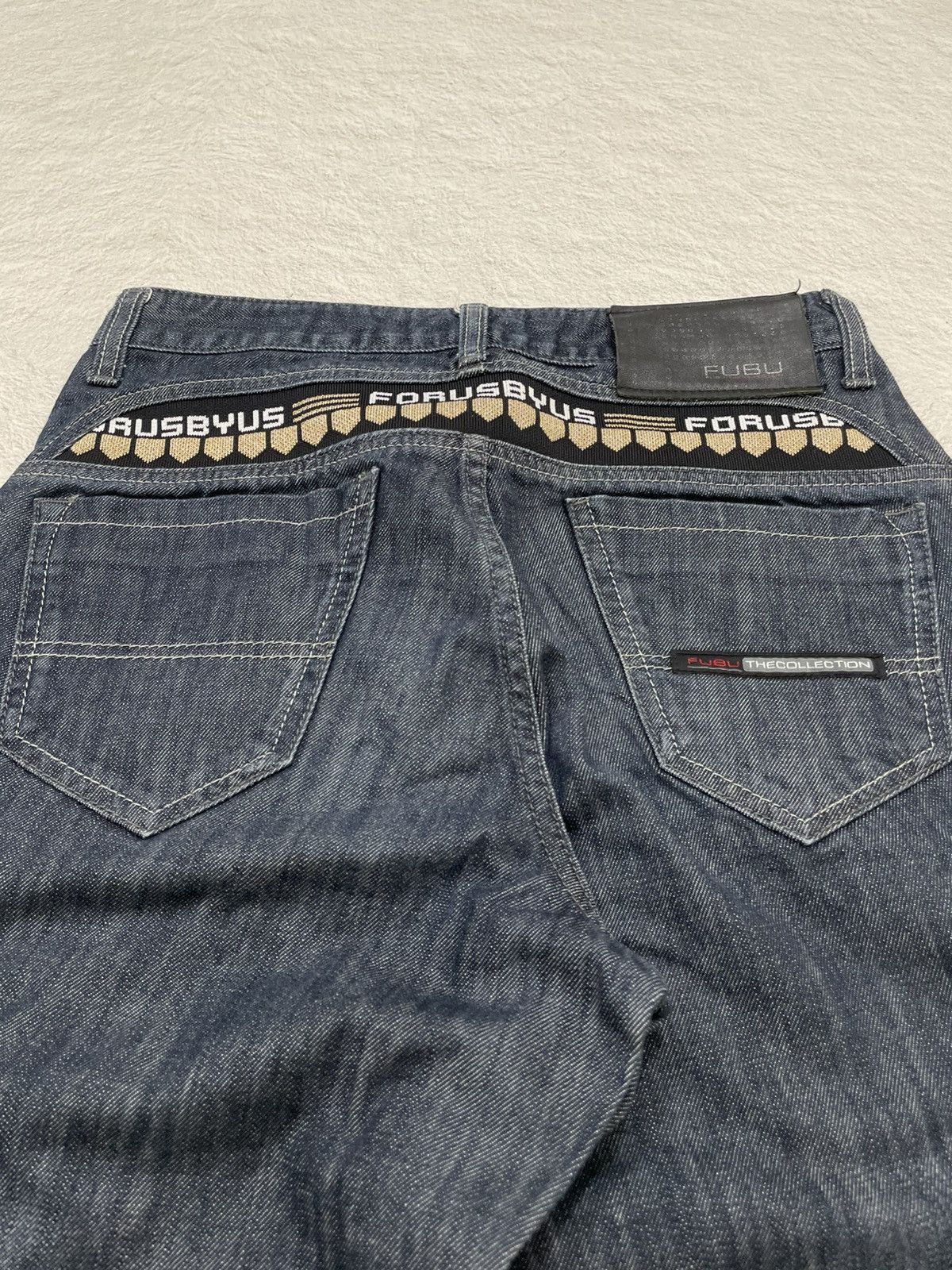 Fubu 2000 Fubu Embroidered Logo Retro Y2K Size US 28 / EU 44 - 7 Thumbnail