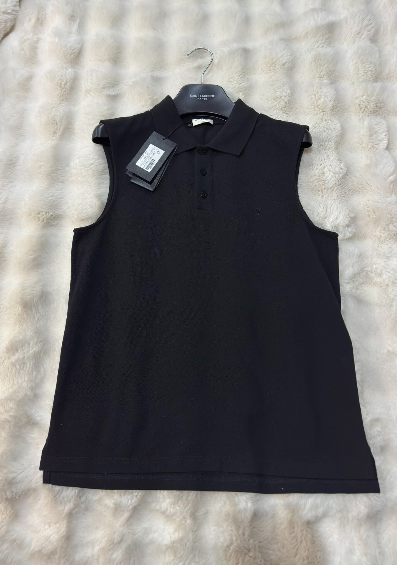 Saint Laurent Paris Saint Laurent SLP Embroidered Sleeveless Vest Size US M / EU 48-50 / 2 - 1 Thumbnail