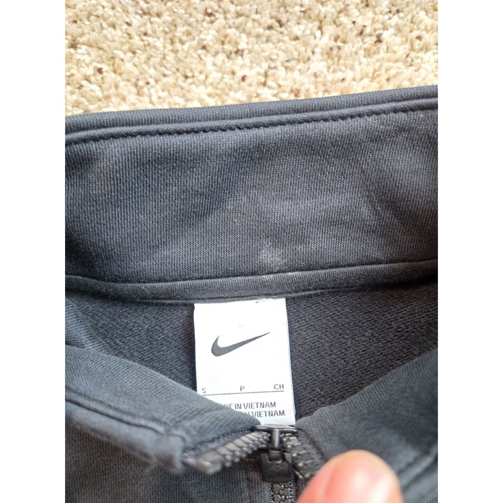 Nike VINTAGE Nike Golf Pullover Womens Small Black 1/4 Zip Mock Neck NWT Size S / US 4 / IT 40 - 6 Thumbnail