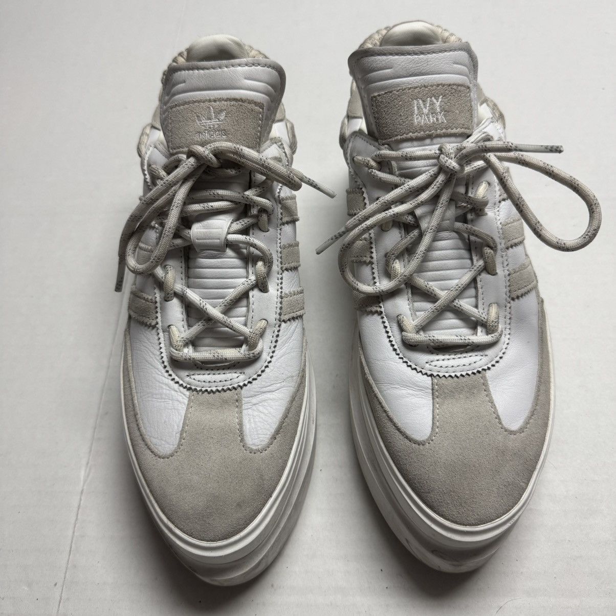 adidas gazelle silver green womens Adidas x Ivy Park Womens Super Sleek Chunky Shoes 'Halo Ivory' – Extra  Butter