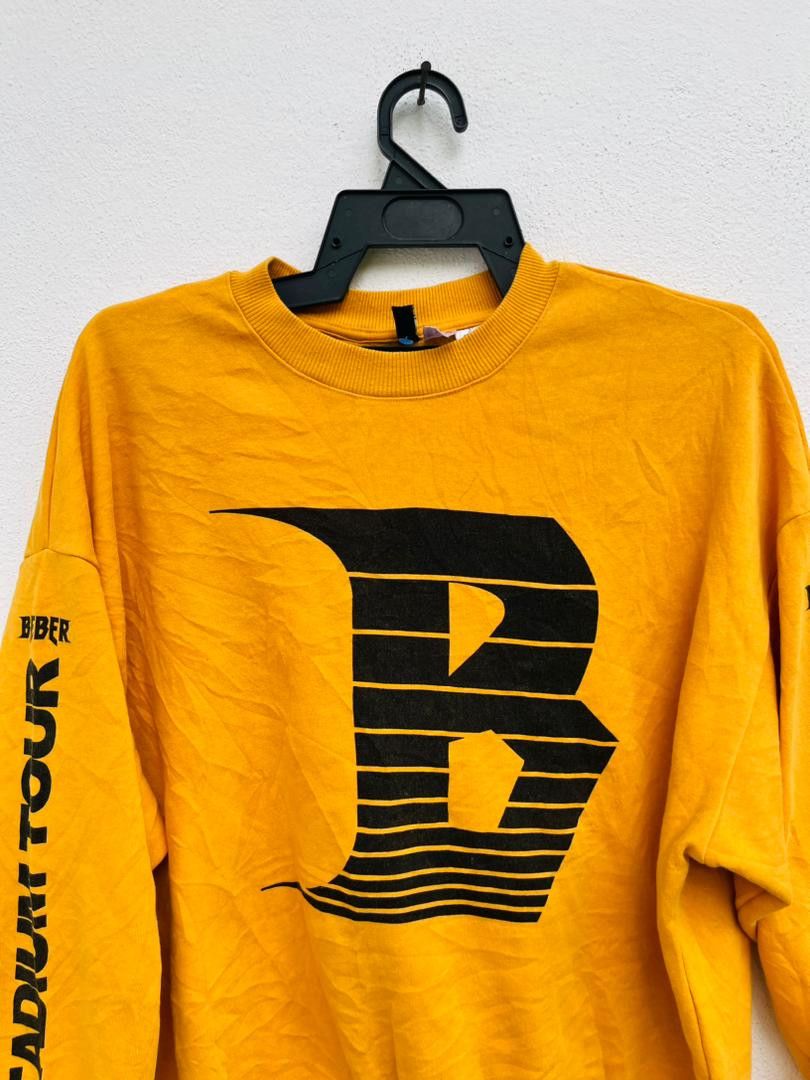 Band Tees × Japanese Brand Vintage Justin Bieber Stadium Tour Sweatshirt Size US M / EU 48-50 / 2 - 3 Thumbnail