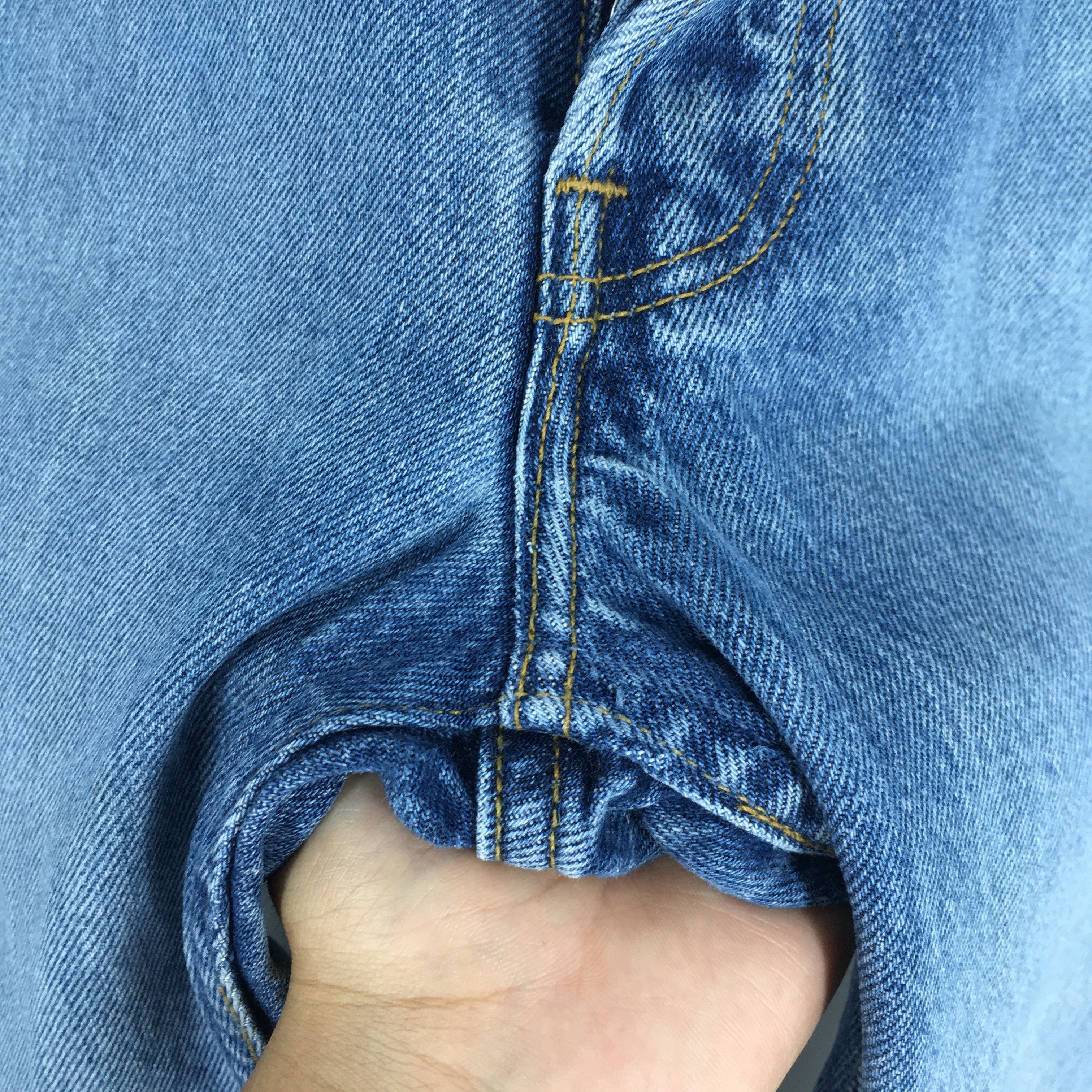 Levi's Size 31x28.5 Vintage 90s Levi's 501 Faded Blue Jeans S283 Size US 31 - 7 Thumbnail