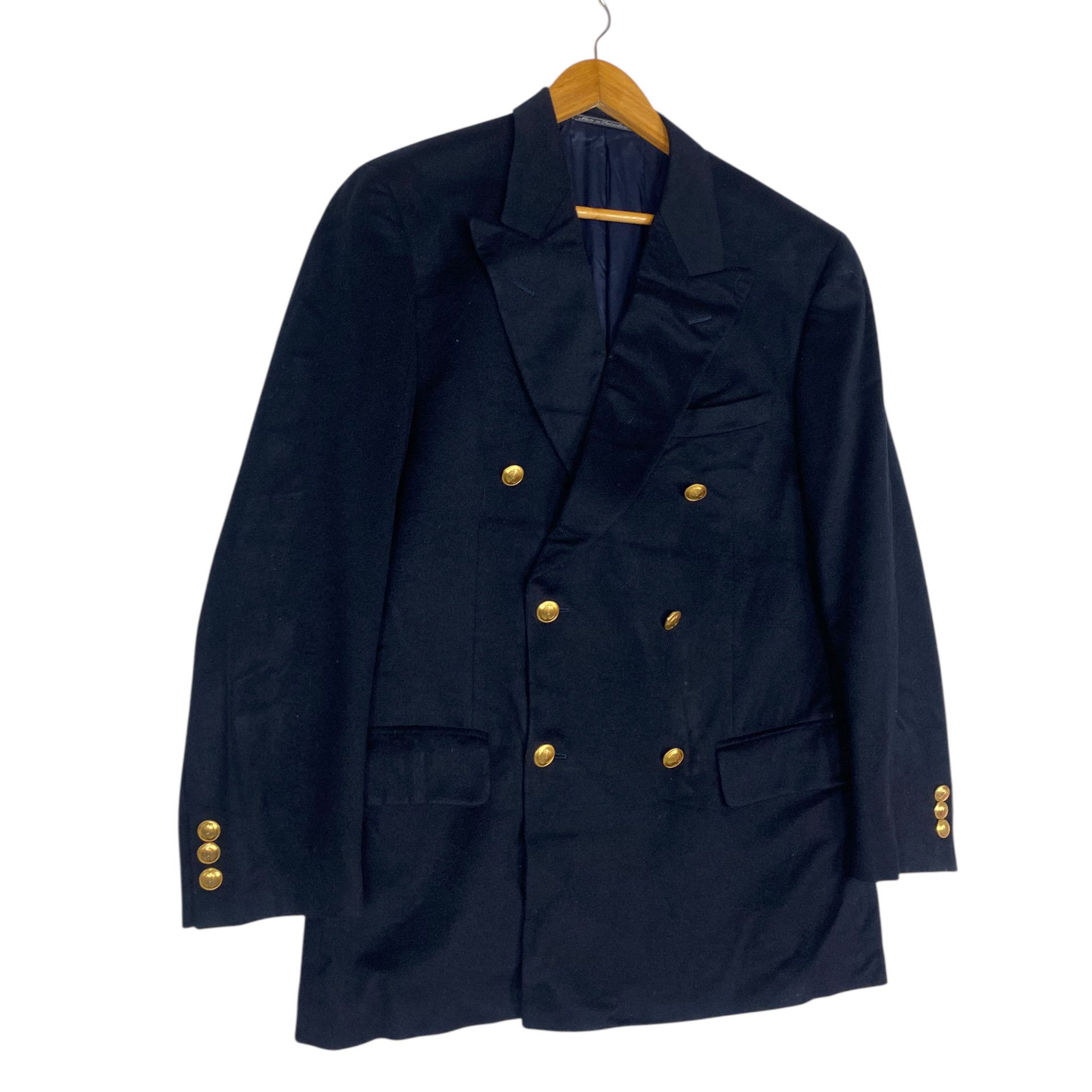 Gucci 💥 1995 GUCCI DOUBLE BREASTED GOLD BUTTON BLAZER JACKET Size US L / EU 52-54 / 3 - 4 Thumbnail