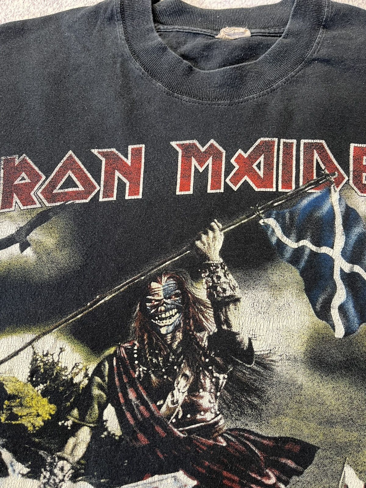 Band Tees Rare Iron Maiden Tee T Shirt 1998 Vintage Black Size US L / EU 52-54 / 3 - 15 Thumbnail