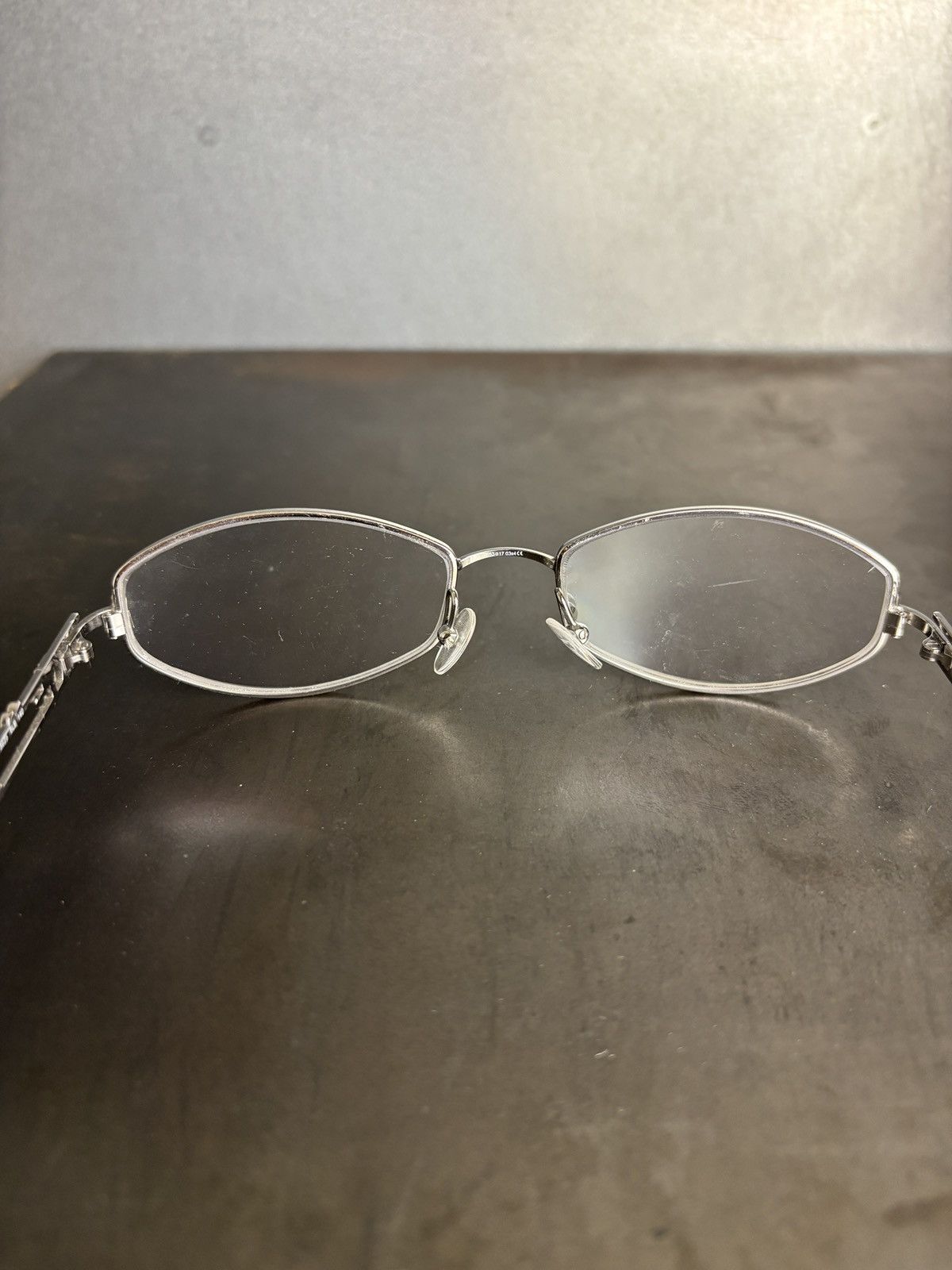 Vintage Christian Dior Glasses Metal Flower 3825 2000s 1990s