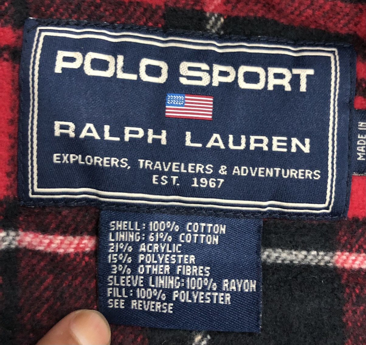 Polo Ralph Lauren Vintage Polo Sport Ralph Lauren Newsboy Jacket Size US L / EU 52-54 / 3 - 15 Thumbnail