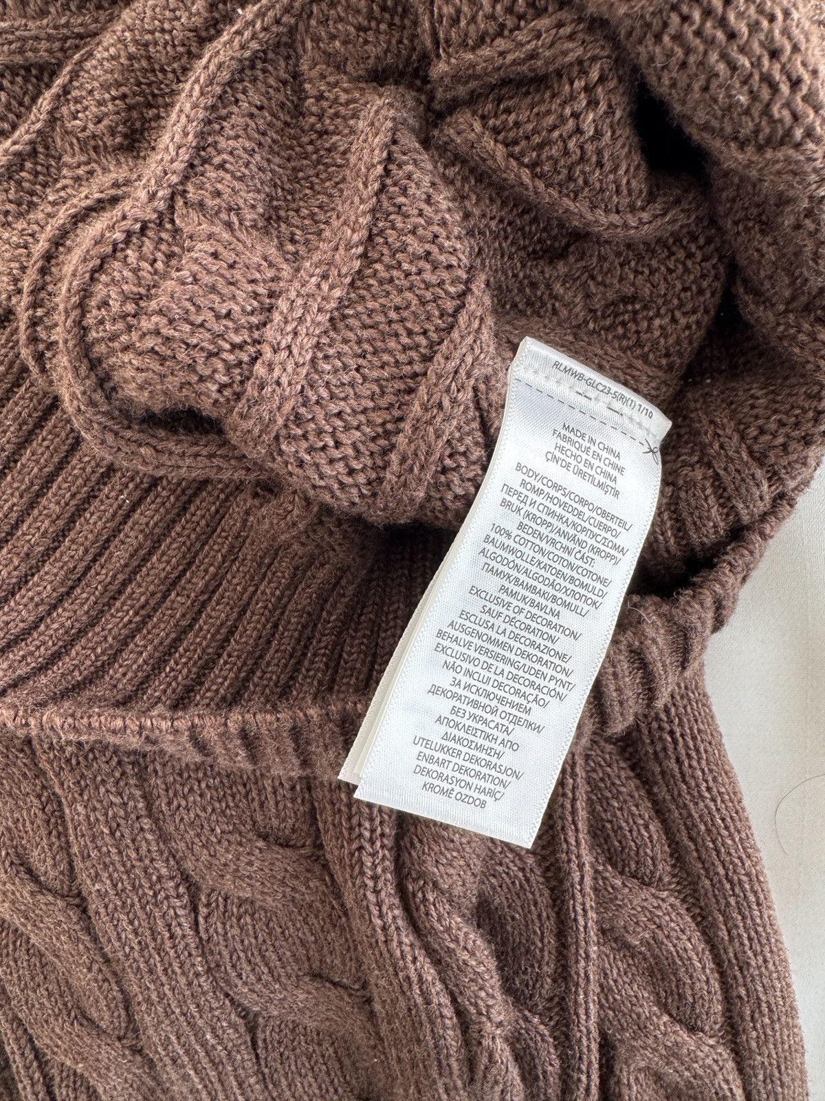 Ralph Lauren Ralph Lauren Cable-knit Cotton Crewneck Sweater Size US S / EU 44-46 / 1 - 5 Thumbnail