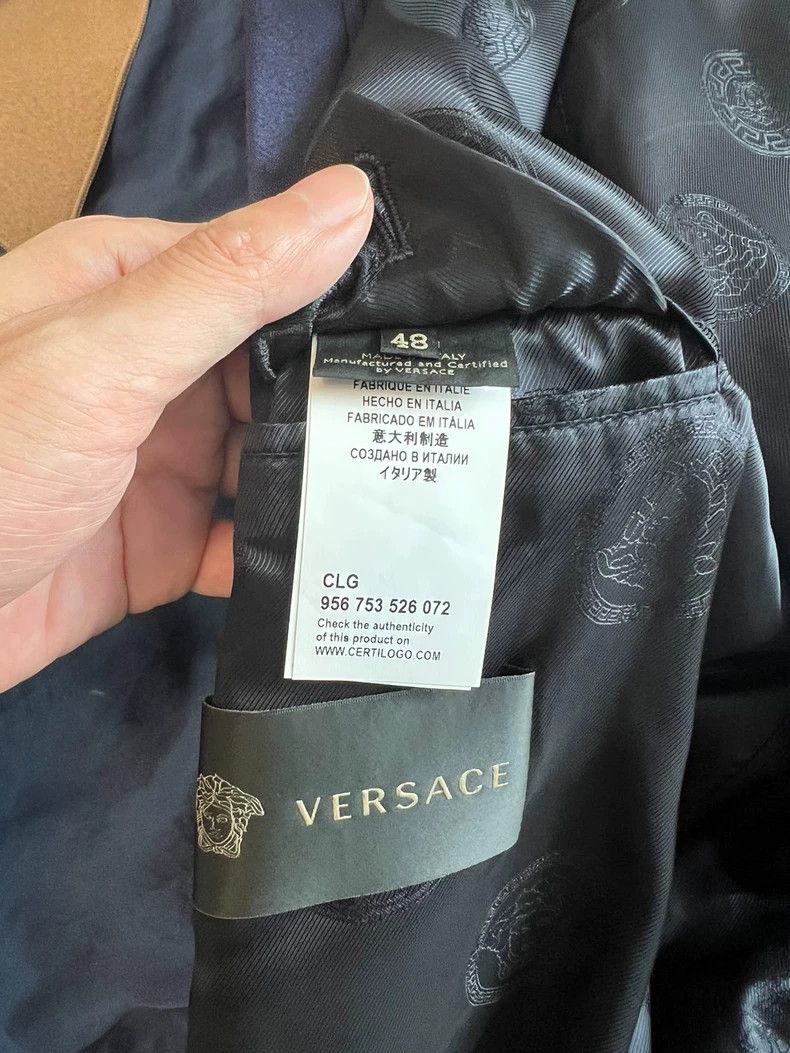 Versace Versace Embroidered jacket coat Size US M / EU 48-50 / 2 - 7 Thumbnail