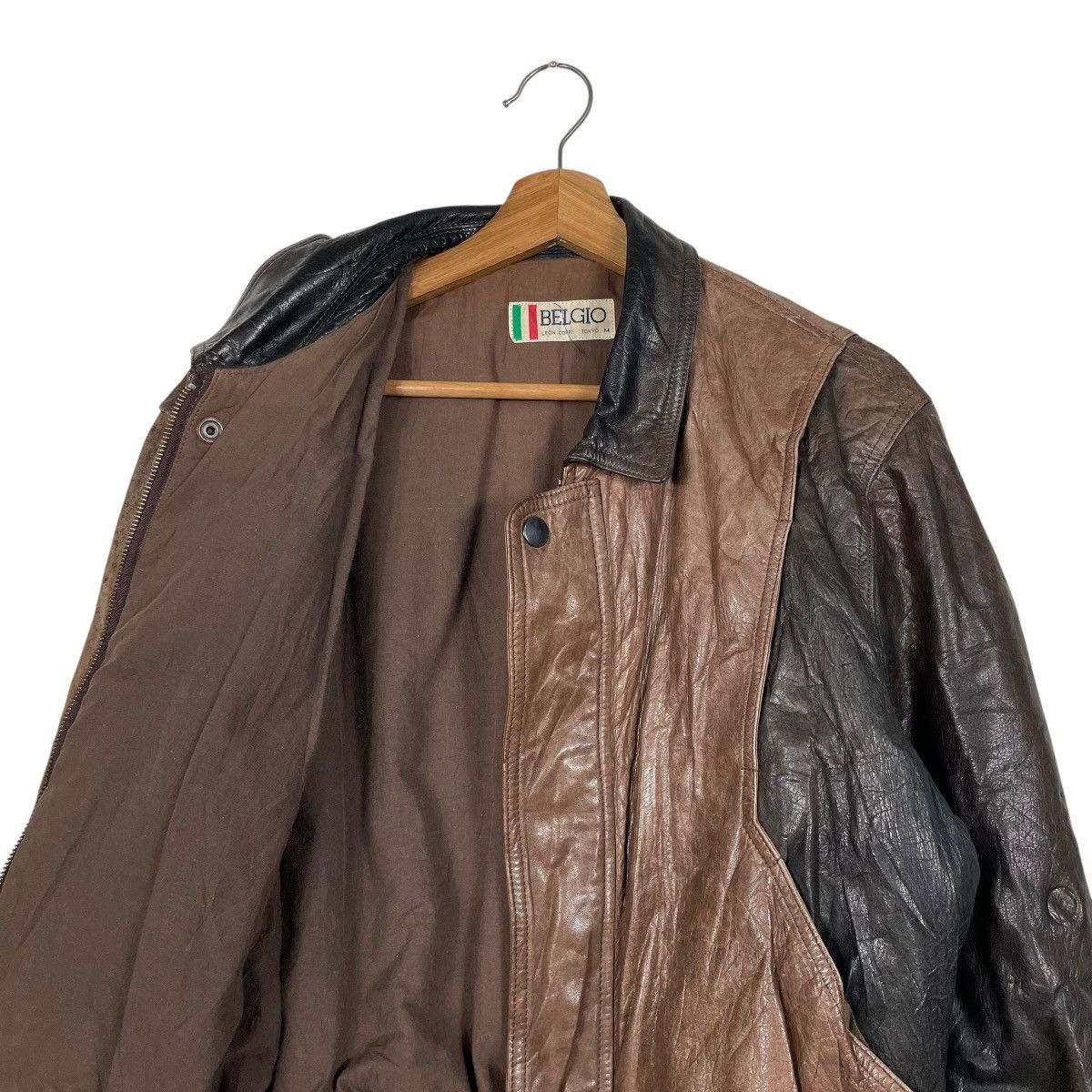 Other Vintage Belgio Leather Jacket Size US M / EU 48-50 / 2 - 10 Thumbnail