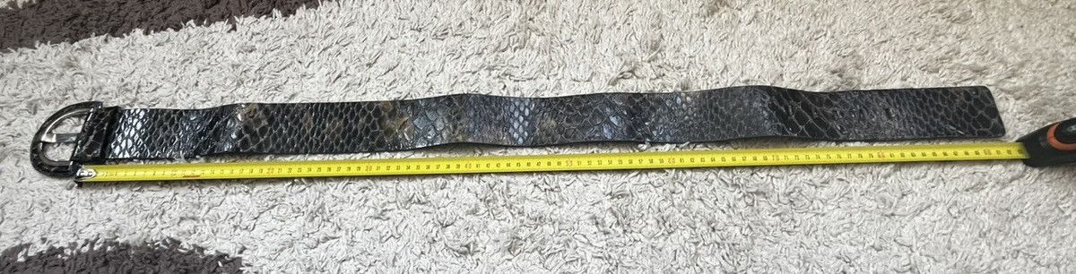 Banana Republic Python print real leather belt Size ONE SIZE - 7 Thumbnail