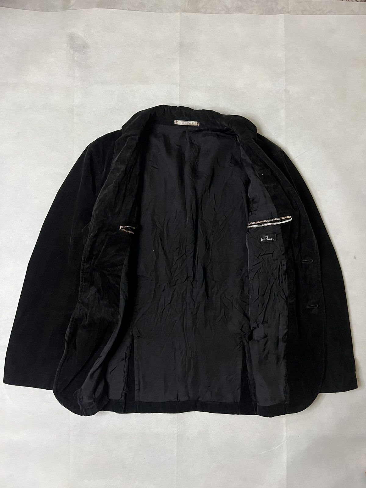 Designer × Paul Smith Paul Smith Black Corduroy Blazer Size 38R - 2 Thumbnail