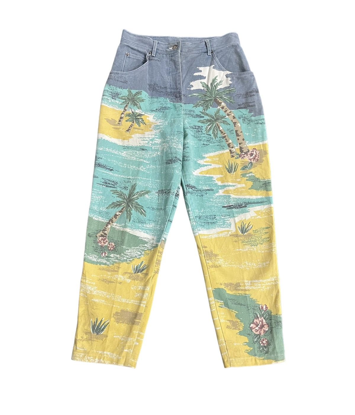 Japanese Brand × Vintage Vintage Together Jeans Print Island Size 28" / US 6 / IT 42 - 1 Thumbnail