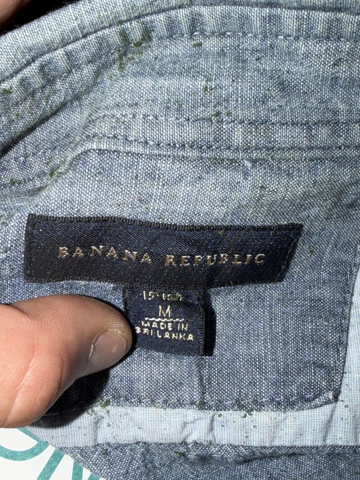 Banana Republic Banana republic made in sri lanka button up shirt medium Size US M / EU 48-50 / 2 - 3 Thumbnail