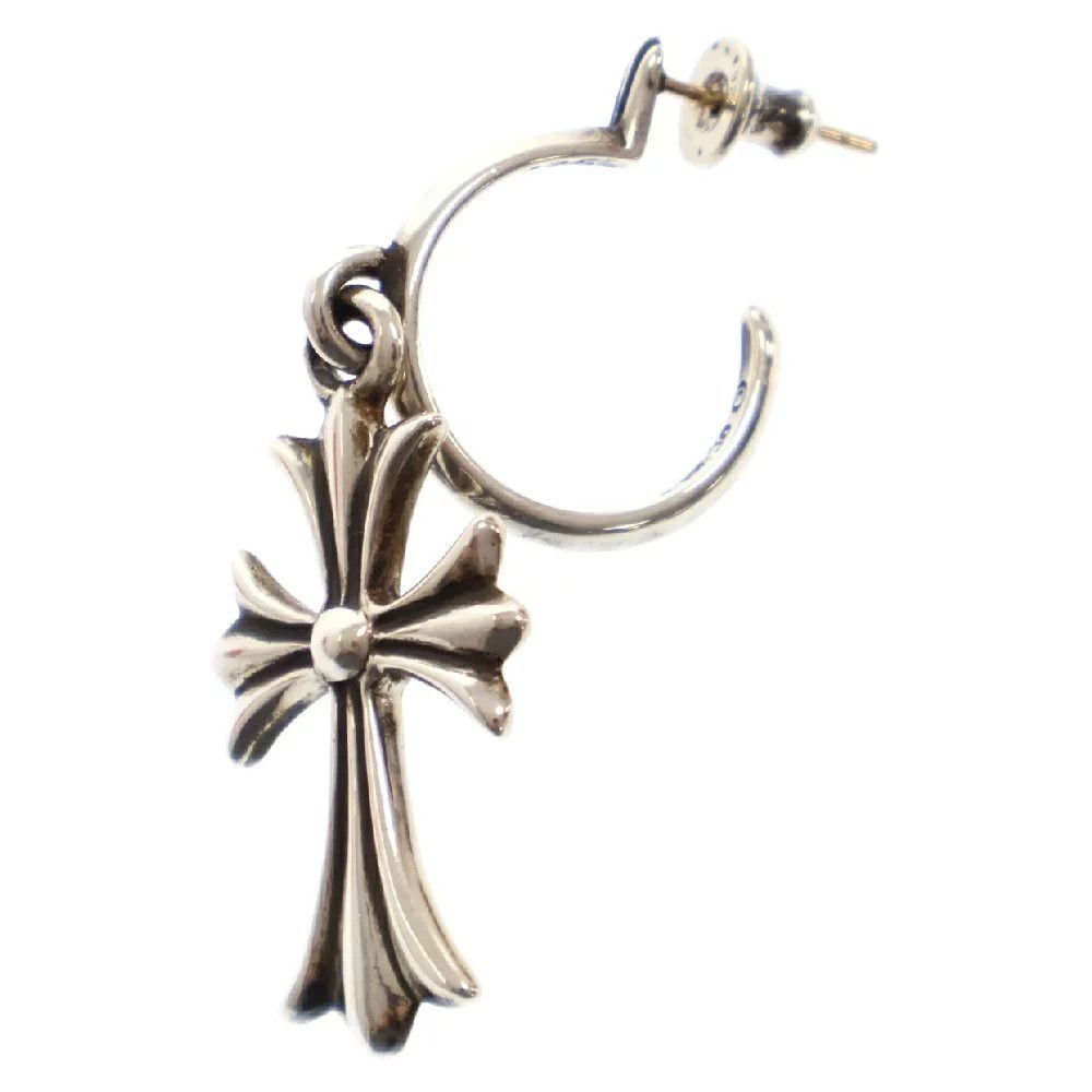 Chrome hearts cross hoop earrings main image 1