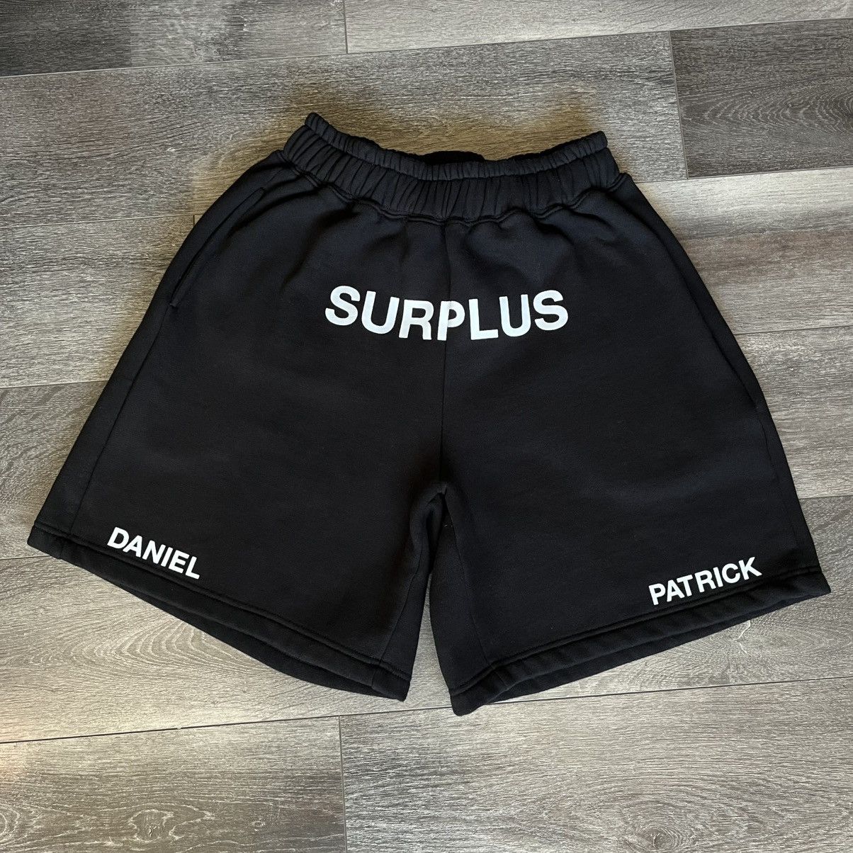Daniel Patrick Daniel Patrick Surplus Logo Sweatshorts Black White Size XL Size US 30 / EU 46 - 1 Thumbnail