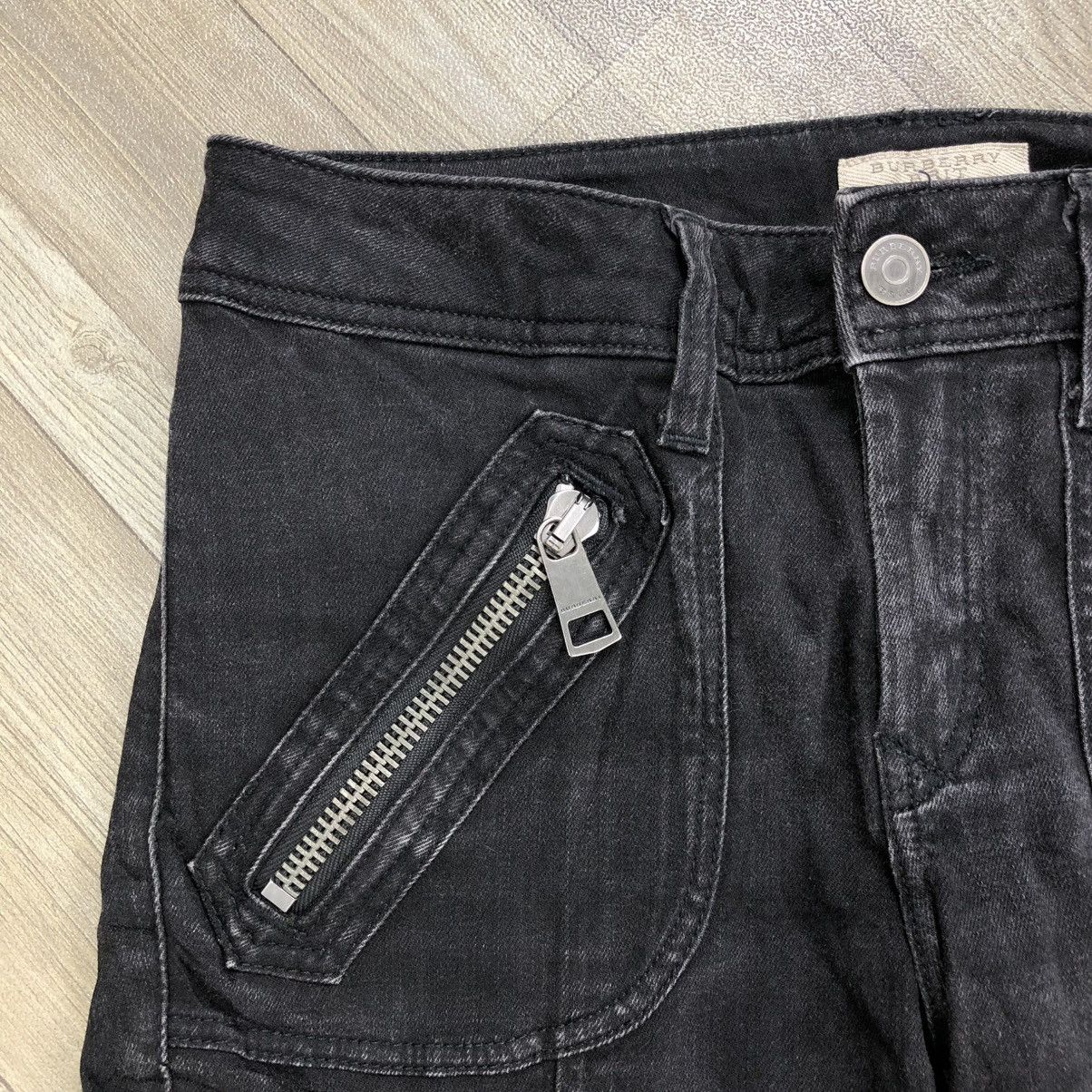 Burberry × Designer × Vintage 2000s Burberry Brit Cargo Bondage Bikers Jeans Skinny Size US 32 / EU 48 - 3 Thumbnail