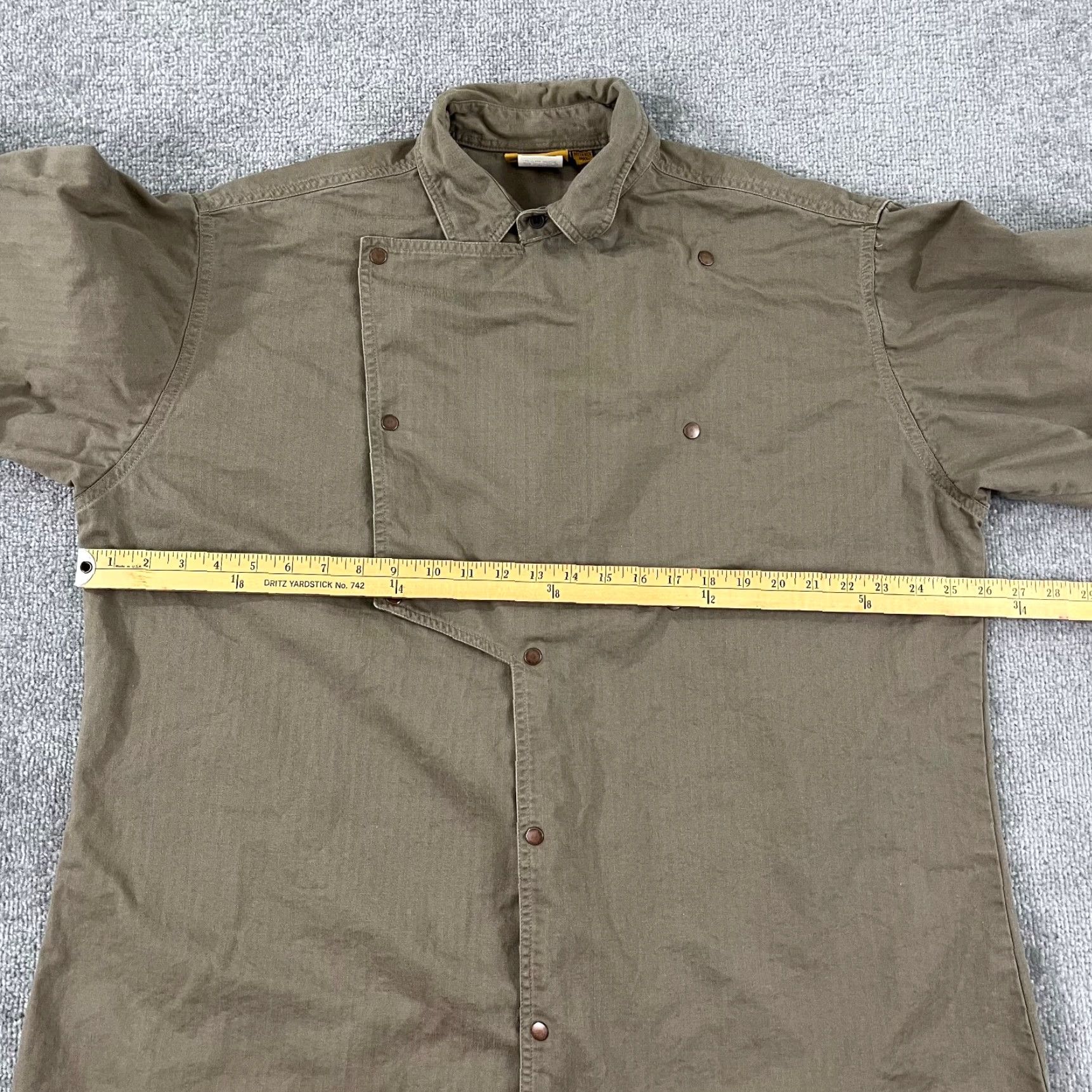 Vintage Outback Trading Jacket Mens XL Brown Snap L/S Workwear Western Bush Outfitters Size US XL / EU 56 / 4 - 5 Thumbnail