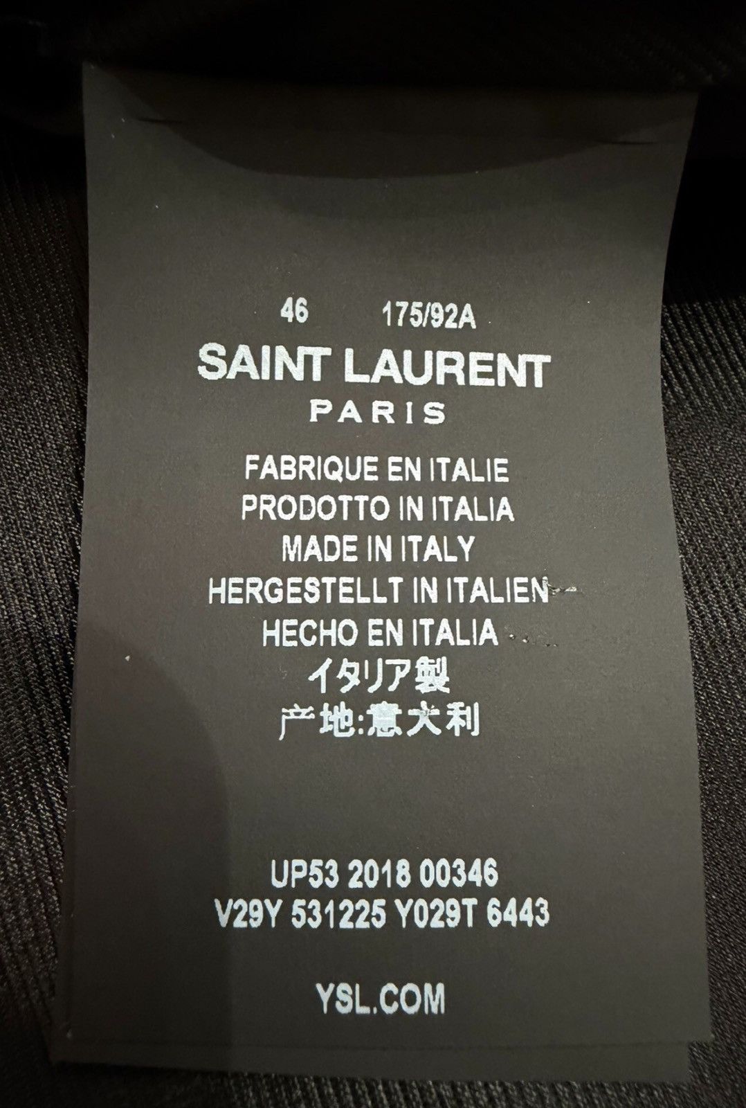 Saint Laurent Paris Saint Laurent SLP 18FW Black Red Teddy Varsity Jacket Size US S / EU 44-46 / 1 - 5 Thumbnail