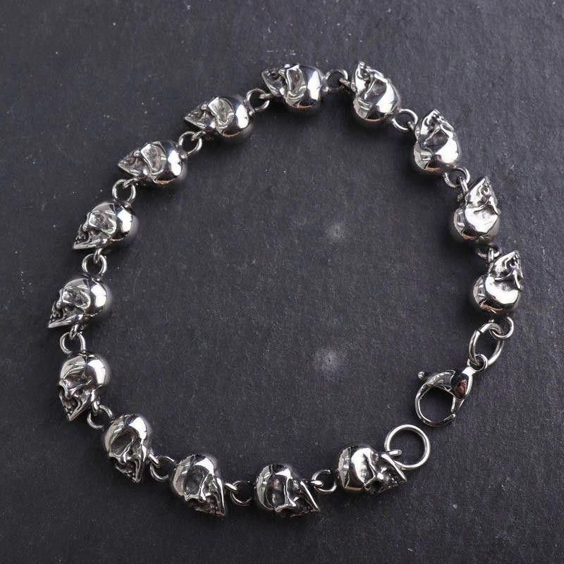 Jewelry Beaded Skull Bracelets Size ONE SIZE - 2 Thumbnail