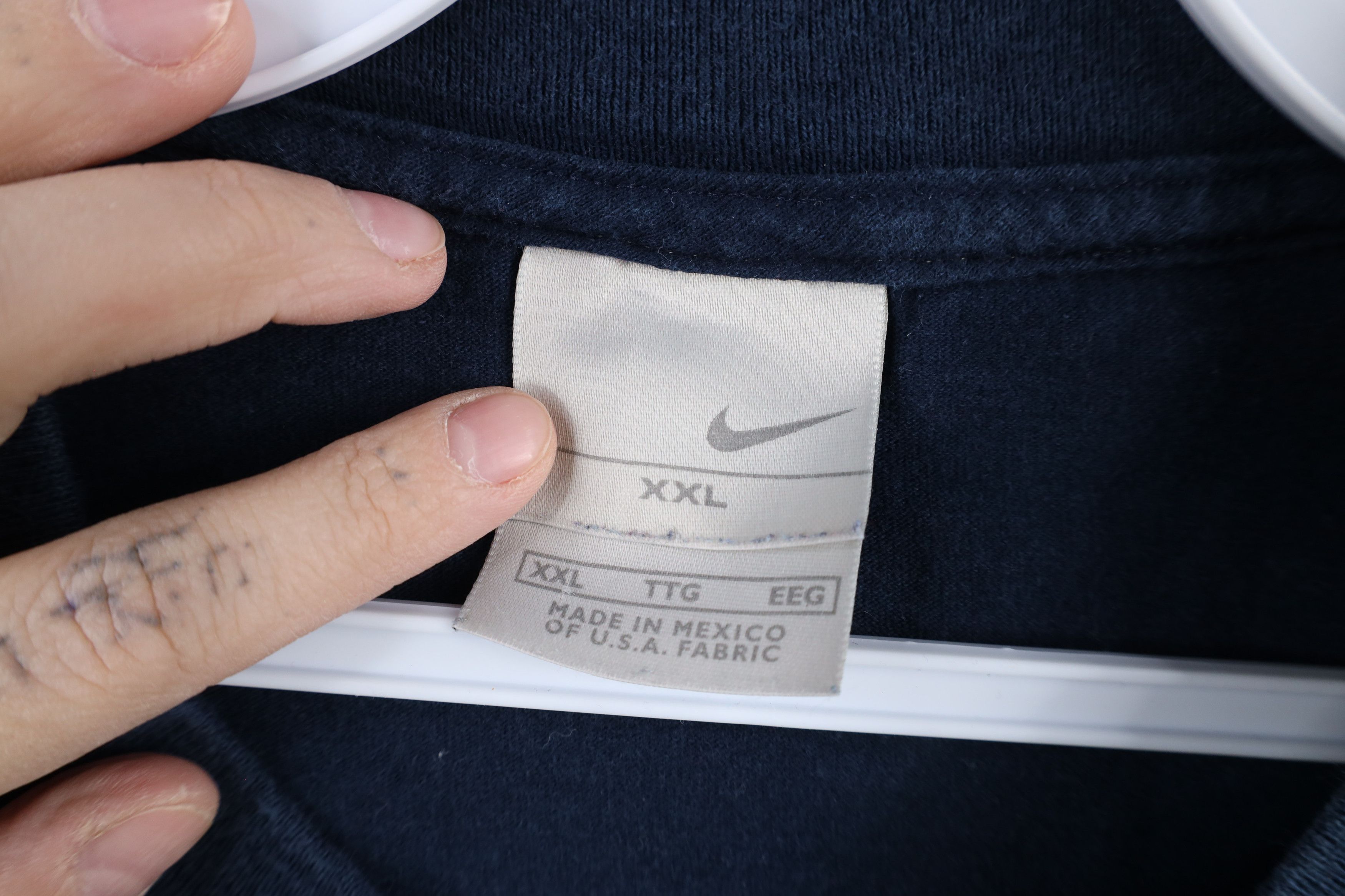 Nike × Vintage Vintage Y2K Nike Center Swoosh Fire Go Like Hell T-Shirt Size US XXL / EU 58 / 5 - 6 Thumbnail