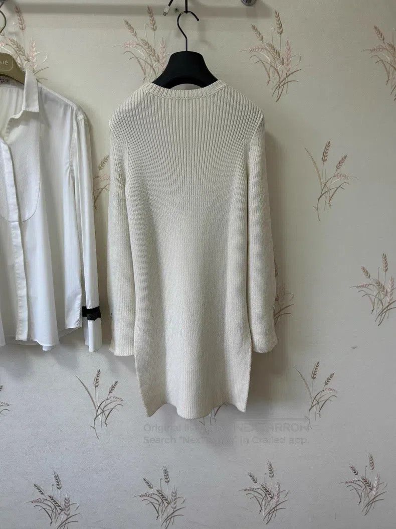 The Row The Row Wool Long Knit Dress Size XL / US 12-14 / IT 48-50 - 3 Thumbnail