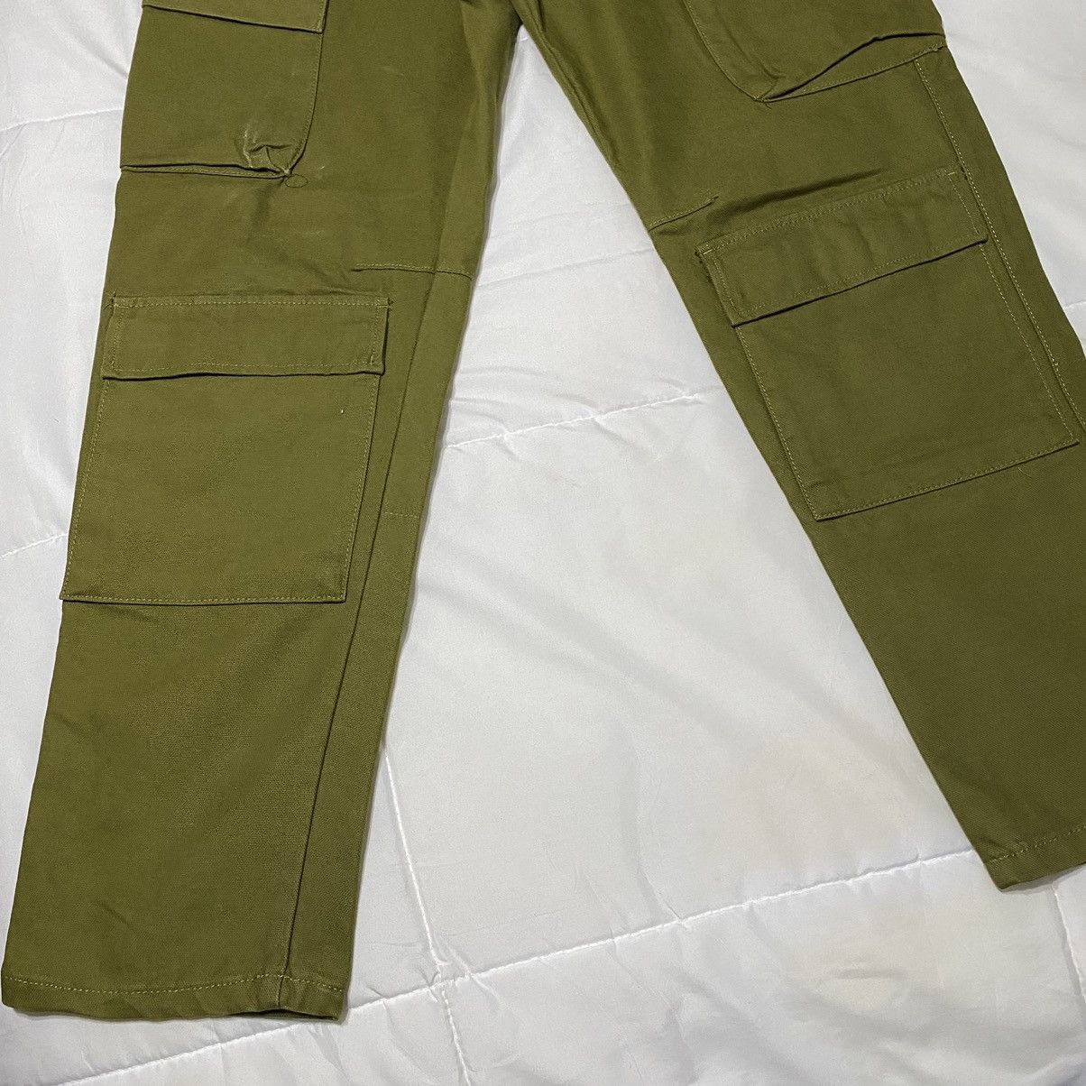 Zara Green Zara Cargo Pants Zara Cargos Size US 32 / EU 48 - 5 Thumbnail