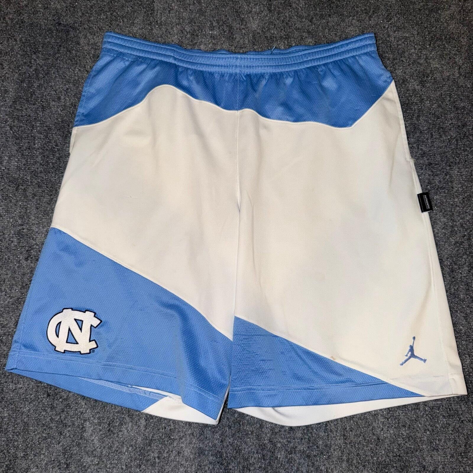 Jordan Brand Nike Air Jordan Blue/White UNC Baggy Hoop Shorts Mens LG Size US 34 / EU 50 - 1 Thumbnail