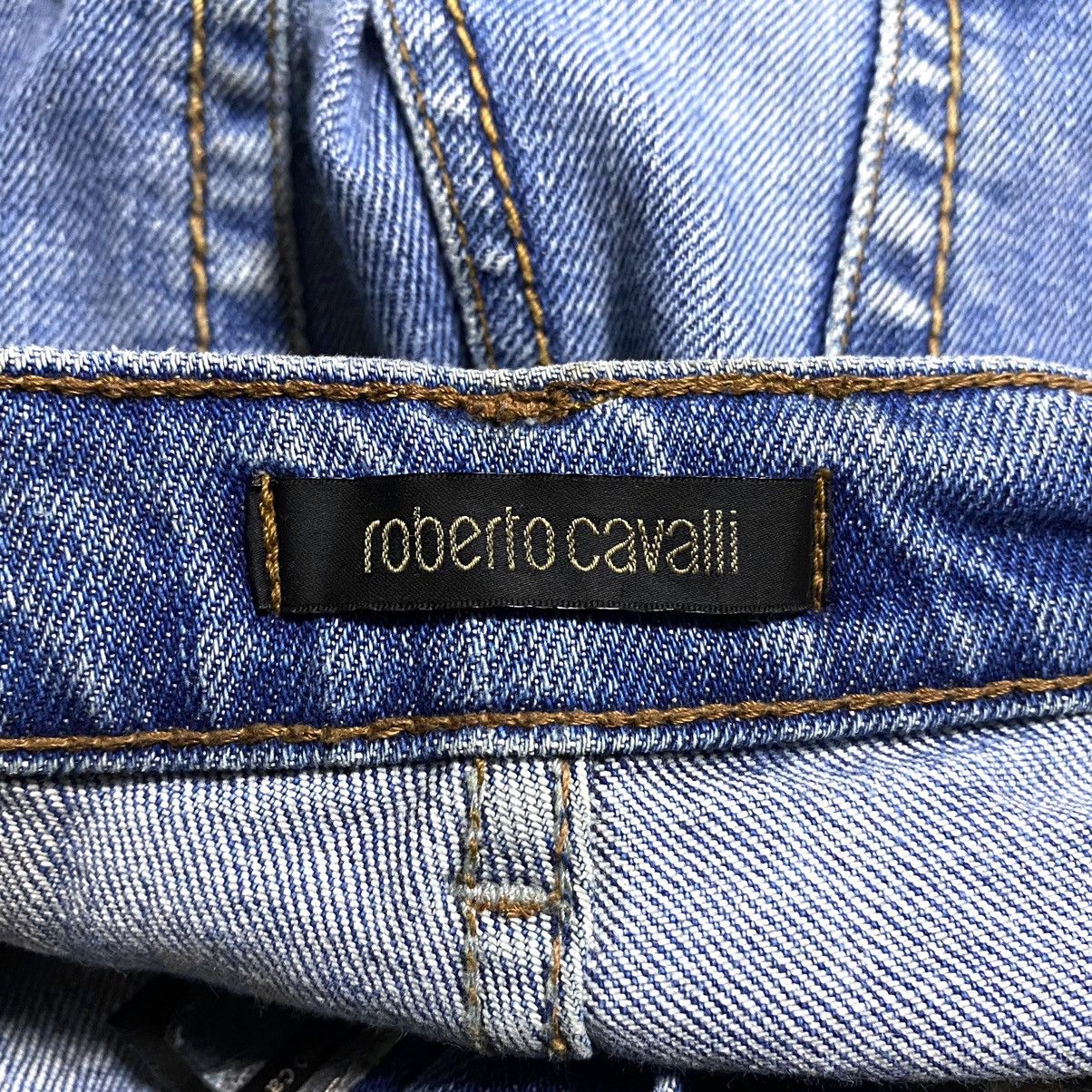Roberto Cavalli Roberto Cavalli Washed Torn Fringed Distressed Jeans Denim Size 27" / US 4 / IT 40 - 18 Thumbnail