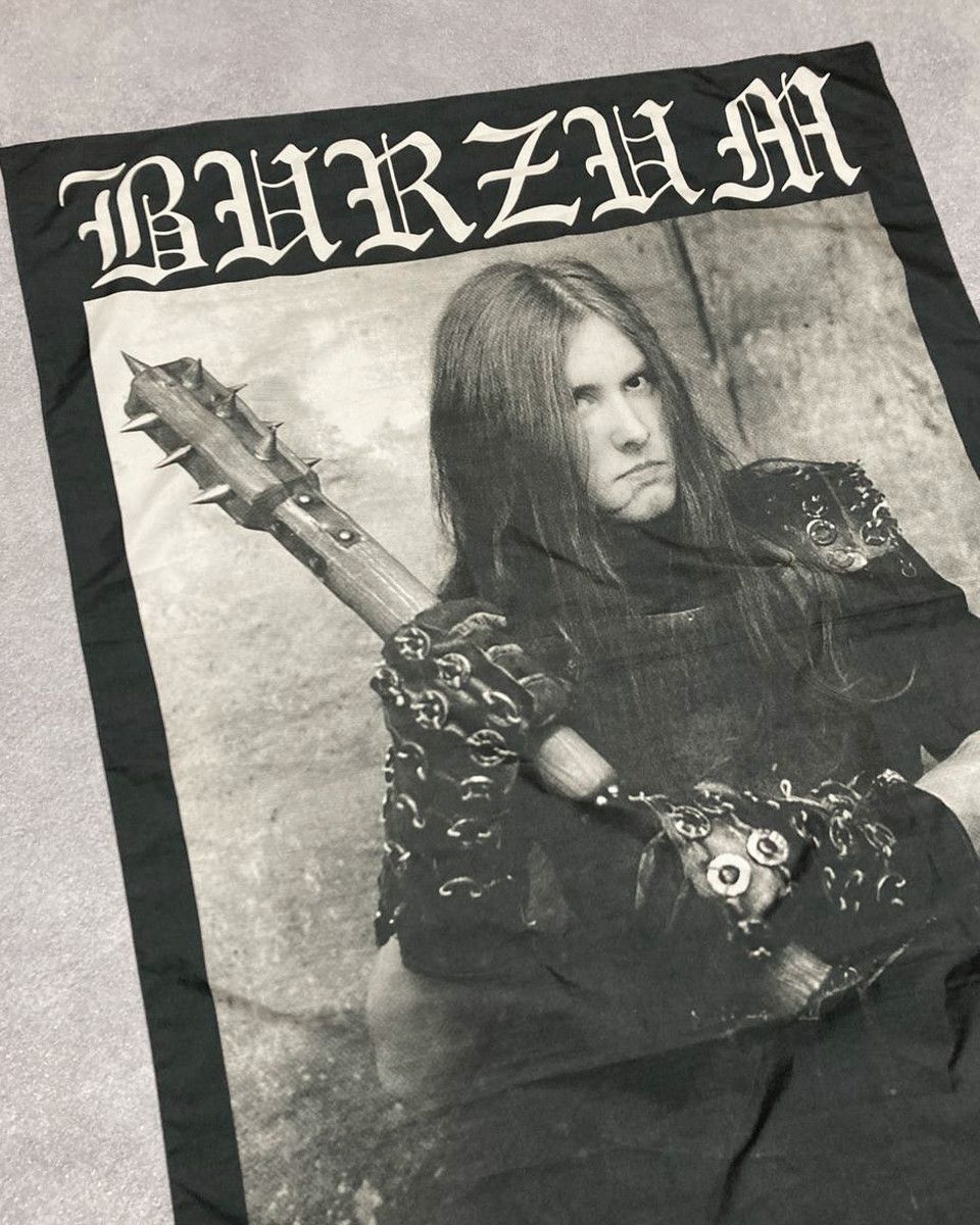 Band Tees Official Burzum - Varg Vikernes 1998 - Rock flag Poster 1998 Size ONE SIZE - 2 Thumbnail
