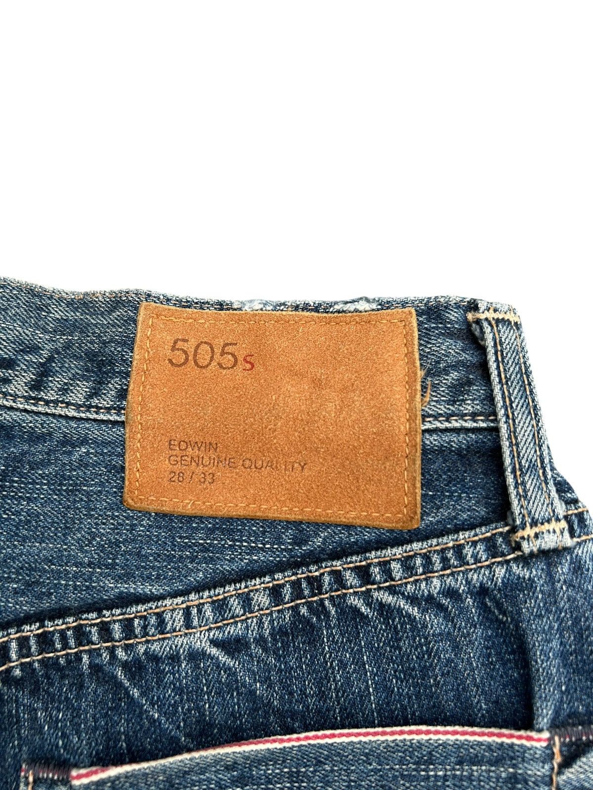 Kapital Vintage Edwin 505s Selvedge Distressed Denim Jeans Size US 28 / EU 44 - 13 Thumbnail