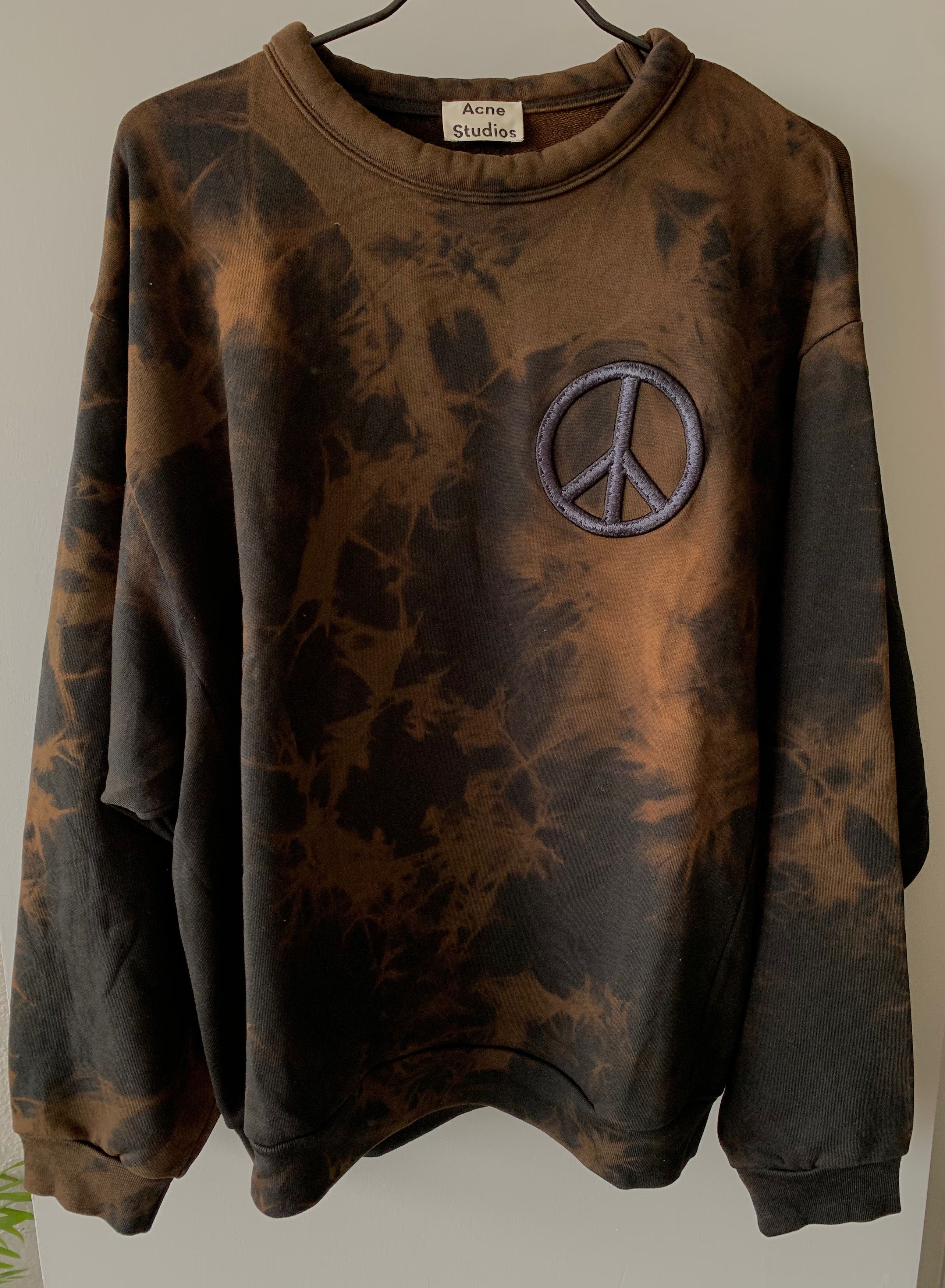 Acne Studios Acne Studios Fint Peace Tie Dye Sweatshirt, Oversized Size US M / EU 48-50 / 2 - 2 Thumbnail