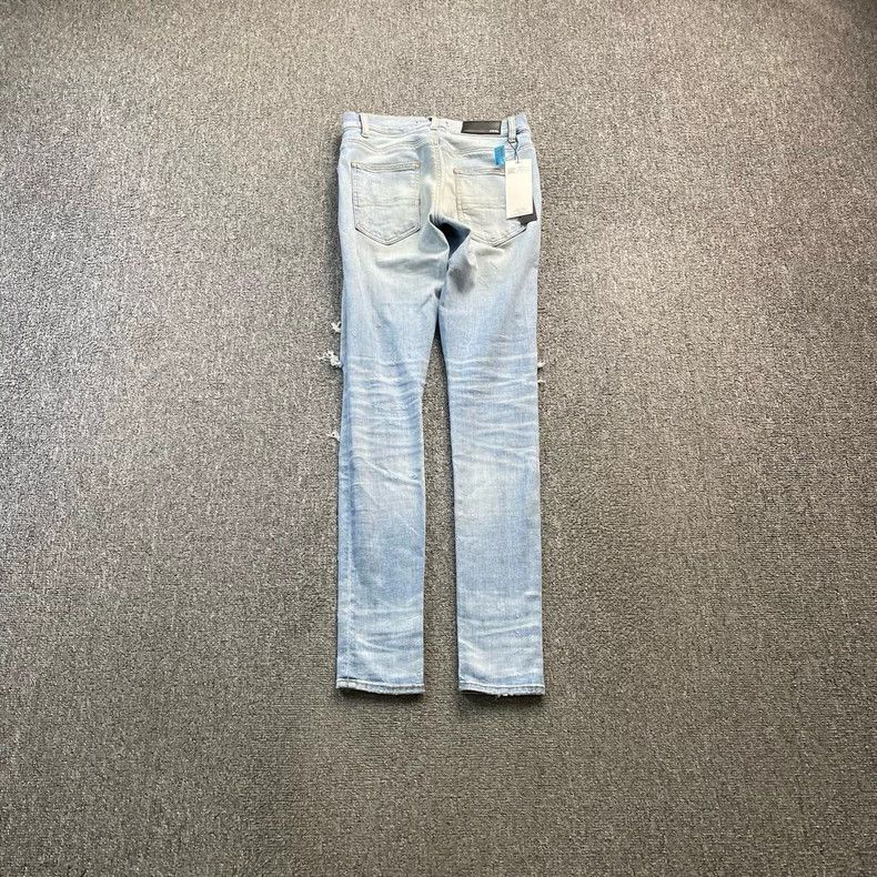 Amiri Amiri paisley print destroyed jeans Size US 29 - 2 Thumbnail