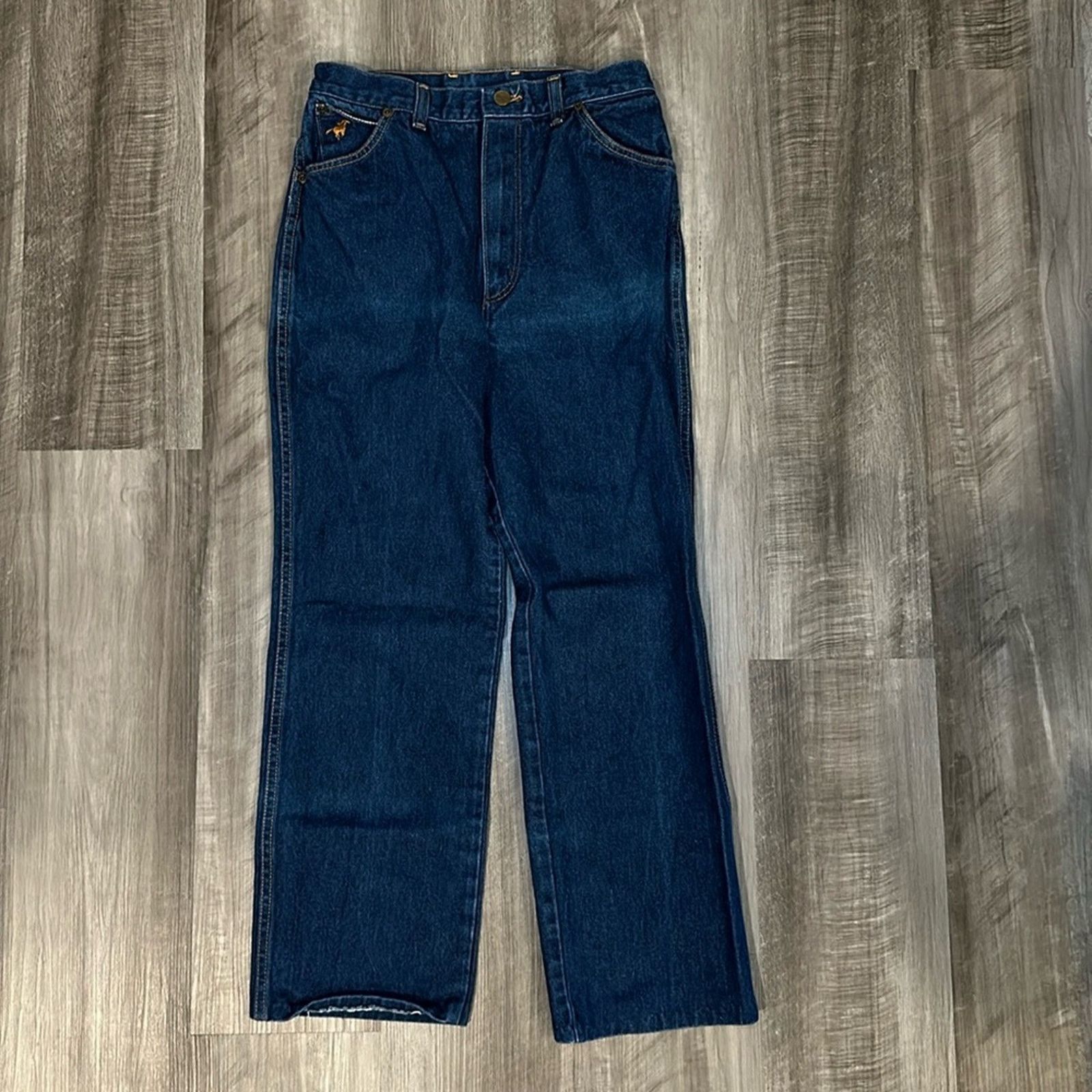 Wrangler Wrangler Vintage Junior Fit Straight High Rise Jeans - 13 Size 27" / US 4 / IT 40 - 1 Thumbnail
