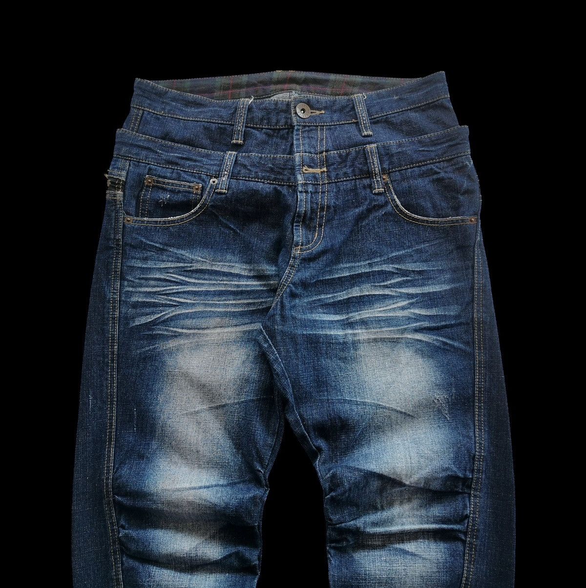 Beauty Beast Avantgarde Twisted Stitch Jeans Size US 32 / EU 48 - 4 Thumbnail