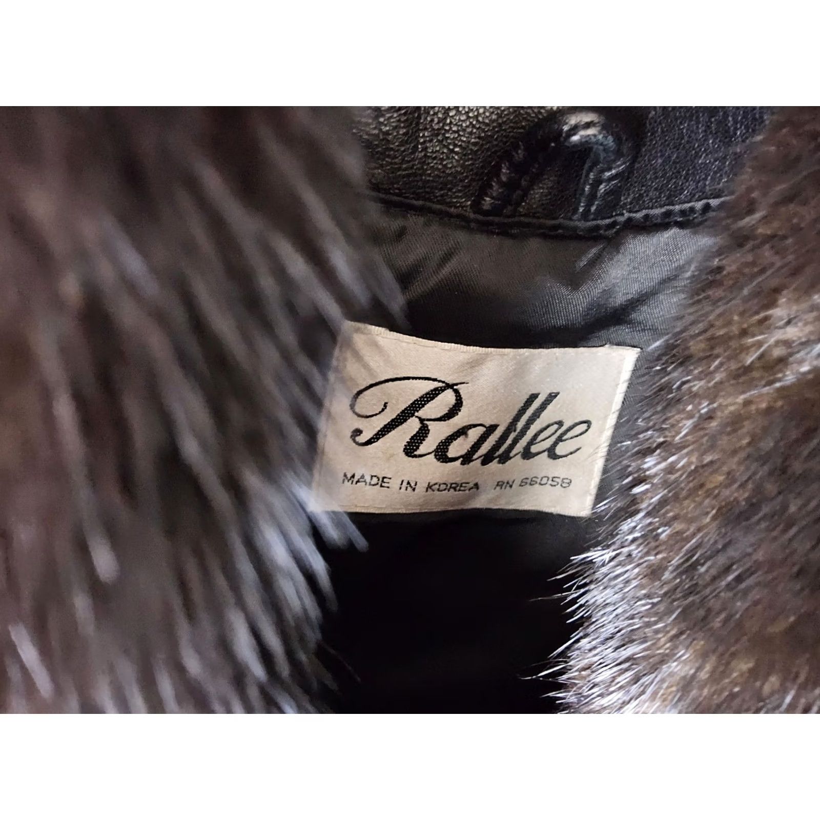 Vintage Rallee Women's Leather Trench Coat Fox Fur Trim Size L Size L / US 10 / IT 46 - 7 Thumbnail