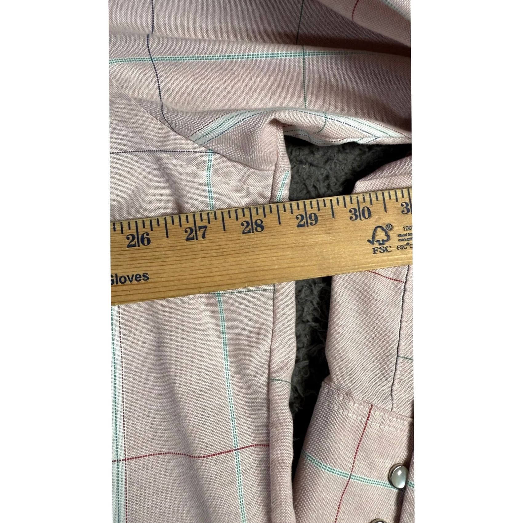 Wrangler VINTAGE Wrangler Cowboy Cut Western Shirt Plaid Long Sleeve Pink Mens 18 1/2-34 Size US XXL / EU 58 / 5 - 7 Thumbnail