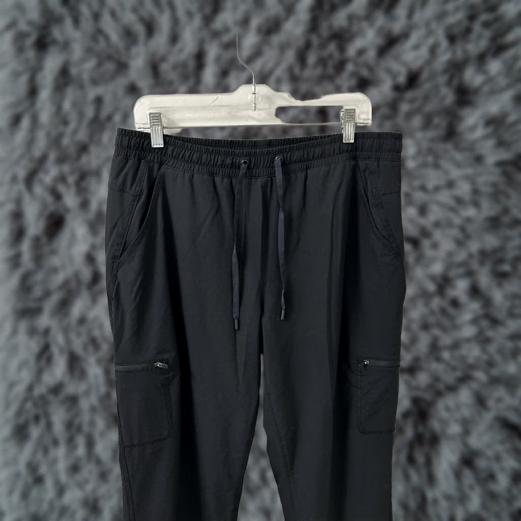 Eddie Bauer VINTAGE Eddie Bauer First Ascent Fleece Lined Joggers Womens 12x30 Black Cargo Pants Size 34" / US 12 / IT 48 - 1 Thumbnail