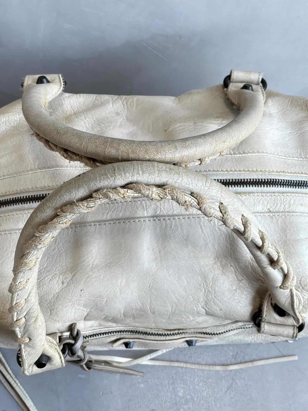 Balenciaga Balenciaga - Motorcycle ‘Midday’ Lambskin Leather Handbag Size ONE SIZE - 6 Thumbnail