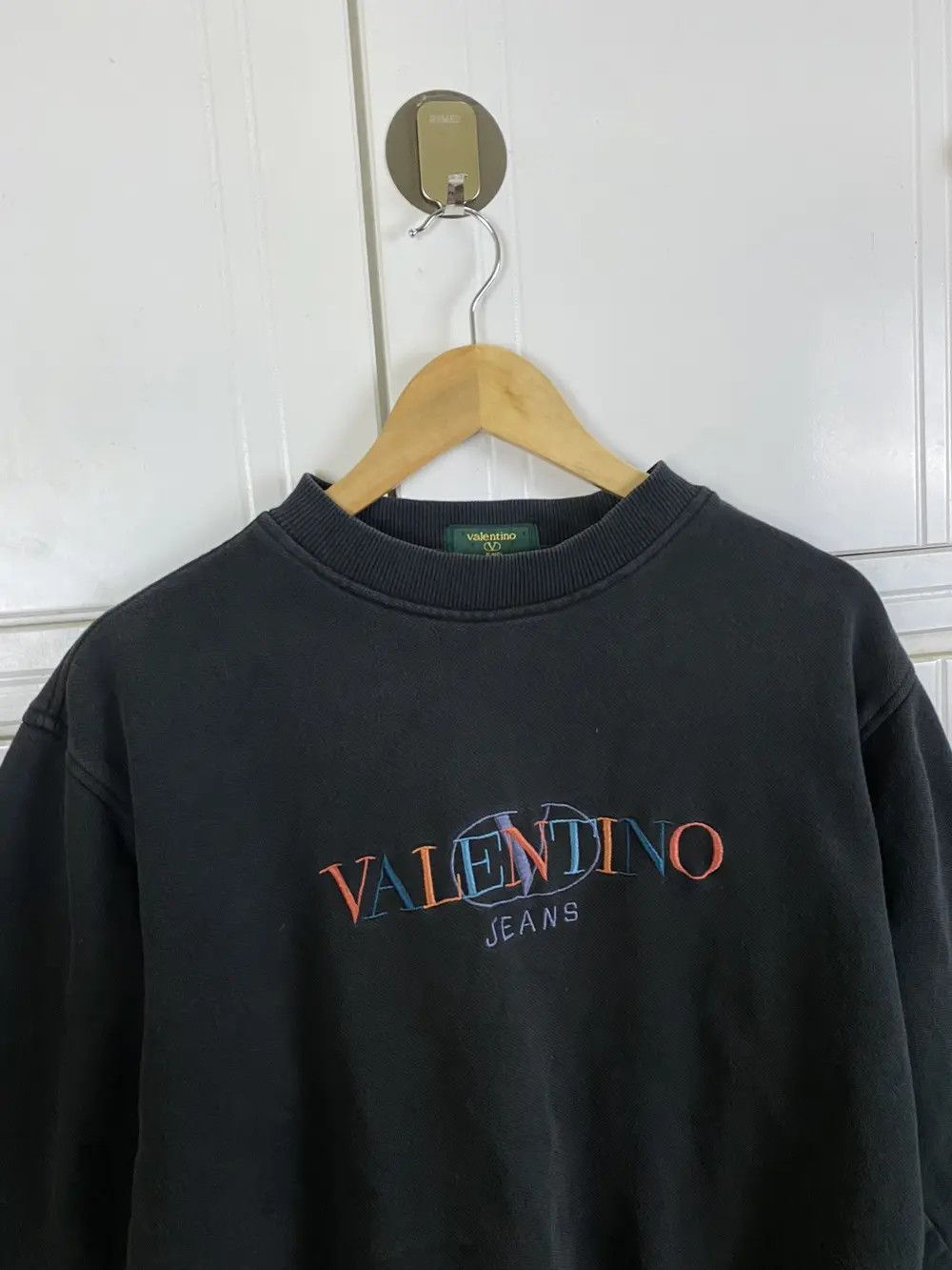 Designer × Valentino × Vintage Vintage Valentino Jeans Sweatshirt Size US S / EU 44-46 / 1 - 2 Thumbnail