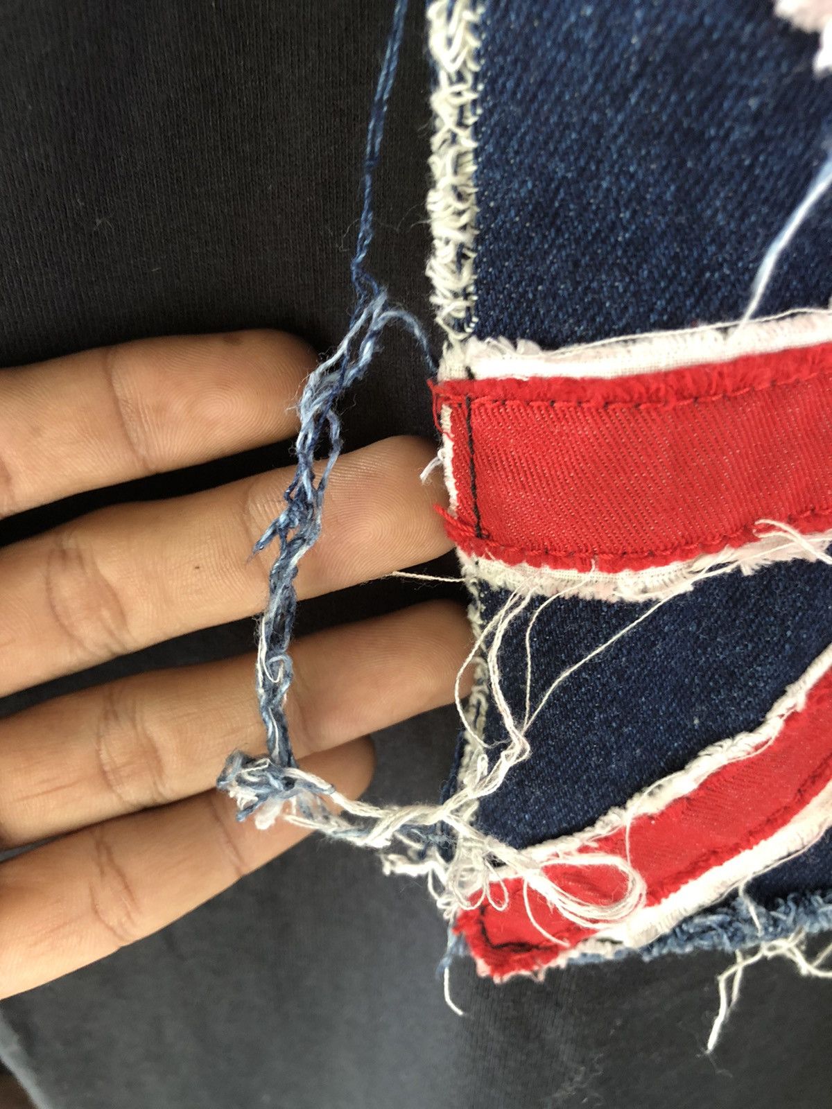 Vintage Vintage 90s Distressed Custom Union Jack Flag Size US M / EU 48-50 / 2 - 10 Thumbnail