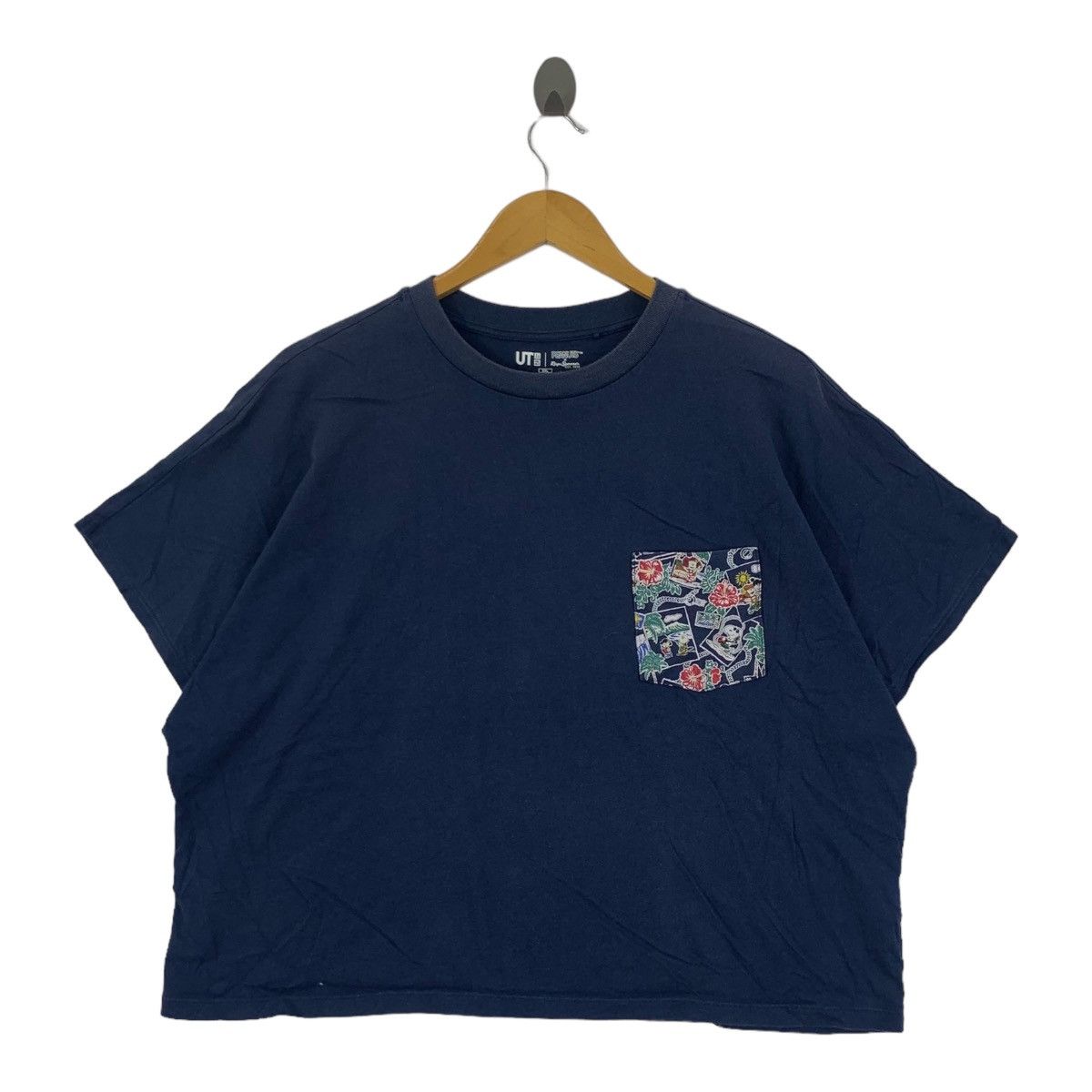 Peanuts × Reyn Spooner × Uniqlo REYN SPOONER x UNIQLO x PEANUTS Cropped Tee Shirt Size XXL / US 16-18 / IT 52-54 - 1 Thumbnail