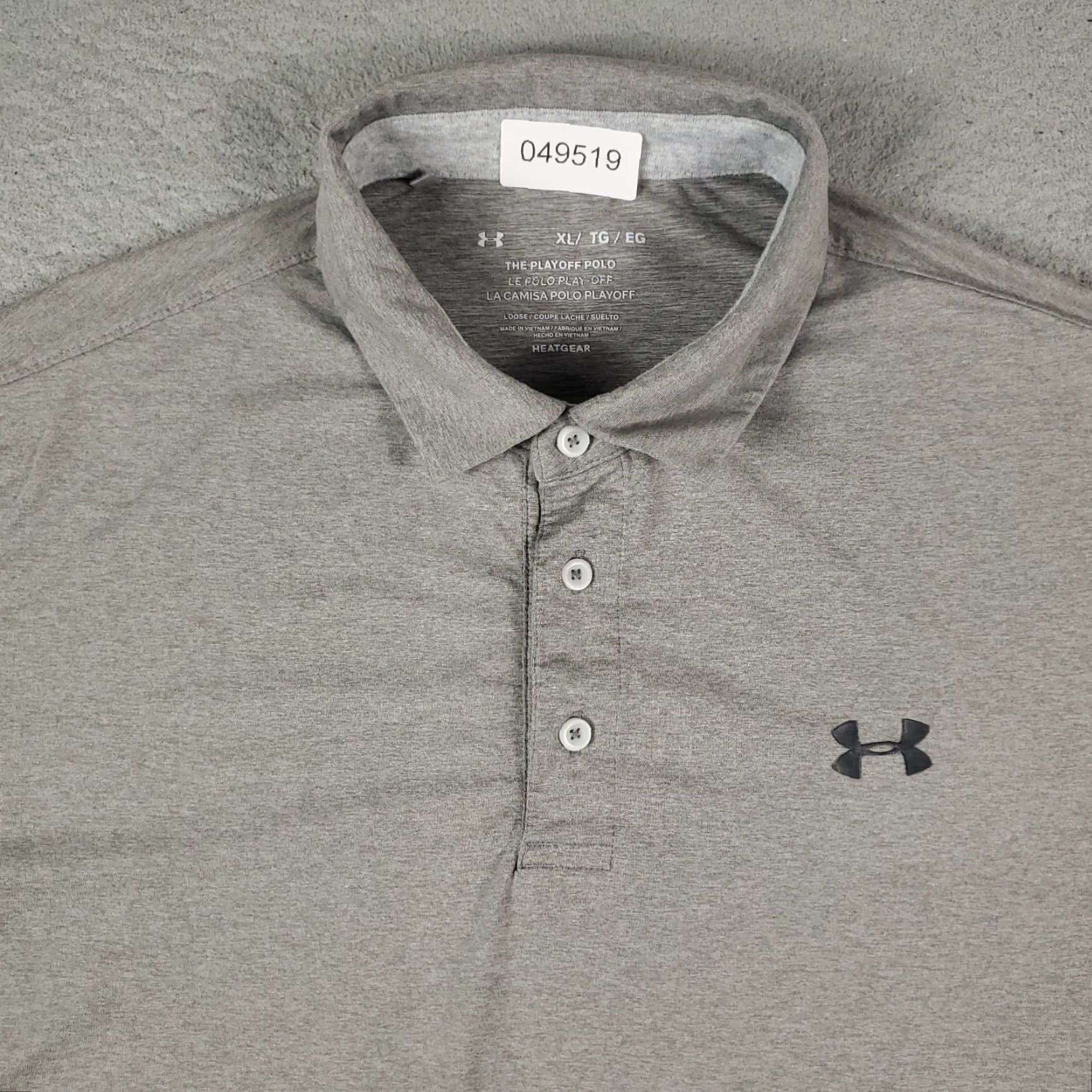 Under Armour Under Armour Polo Shirt Mens Size XL Gray Golf Casual Short Sleeve * Size US XL / EU 56 / 4 - 2 Thumbnail