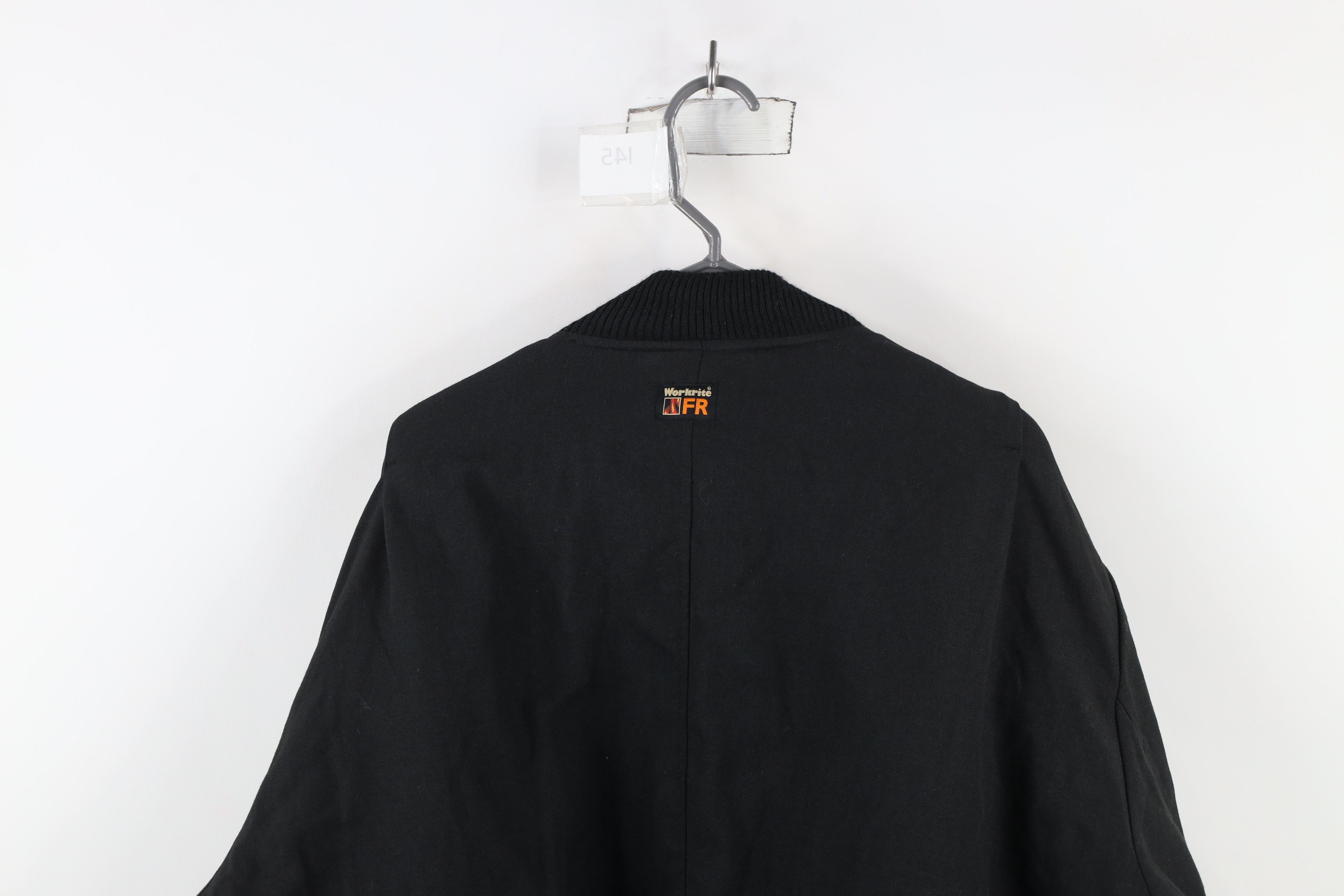 Vintage Vintage Streetwear Quilted Fire Resistant Work Bomber Jacket Size US XL / EU 56 / 4 - 14 Thumbnail
