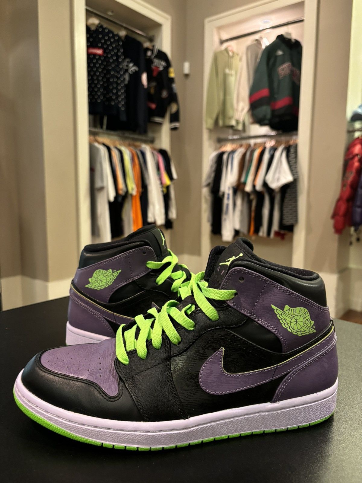 Jordan 1 Night Vision Joker Grailed