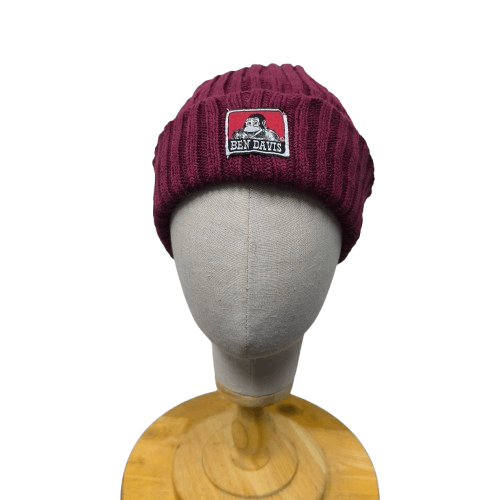 Ben Davis 💥 Ben davis iconic logo patch beanie hat Size ONE SIZE - 1 Thumbnail
