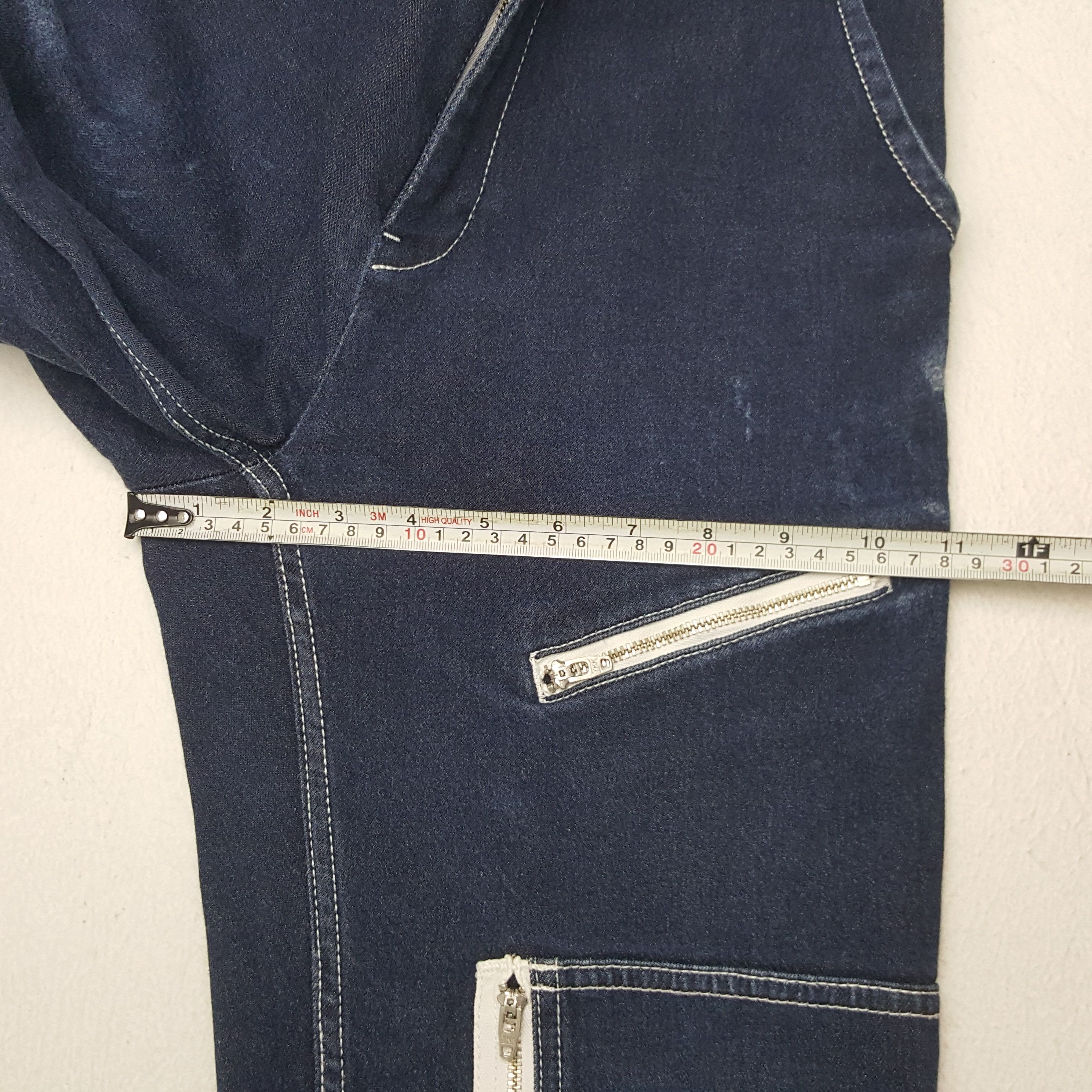 Japanese Brand × Vintage Vintage Xgirl Japanese Cargo Multi Zipper Pants Size US 27 - 9 Thumbnail